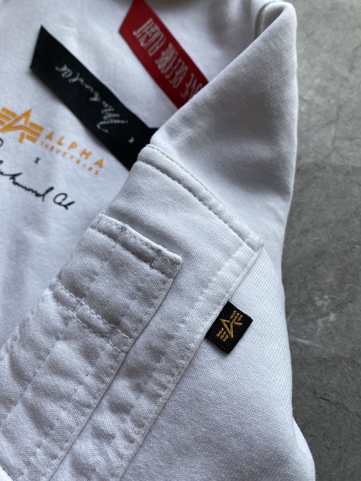 Alpha Industries 🥊Rare Alpha Industries & Muhammad Ali Big Logo Hoodie Size US S / EU 44-46 / 1 - 10 Thumbnail