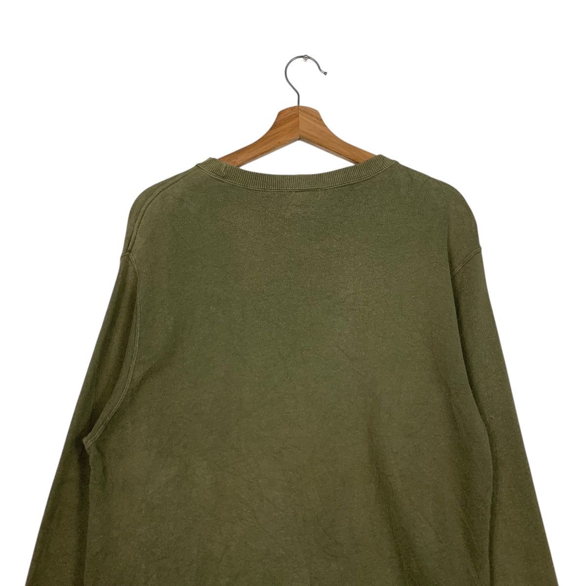 Japanese Brand CHAMPION Olive Green Crewneck Sweatshirt #2635-C118 Size US L / EU 52-54 / 3 - 8 Thumbnail