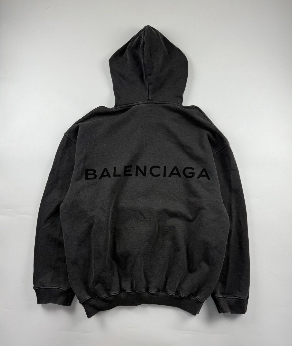 Balenciaga x Demna Gvasalia Phone Pocket Back Logo Hoodie