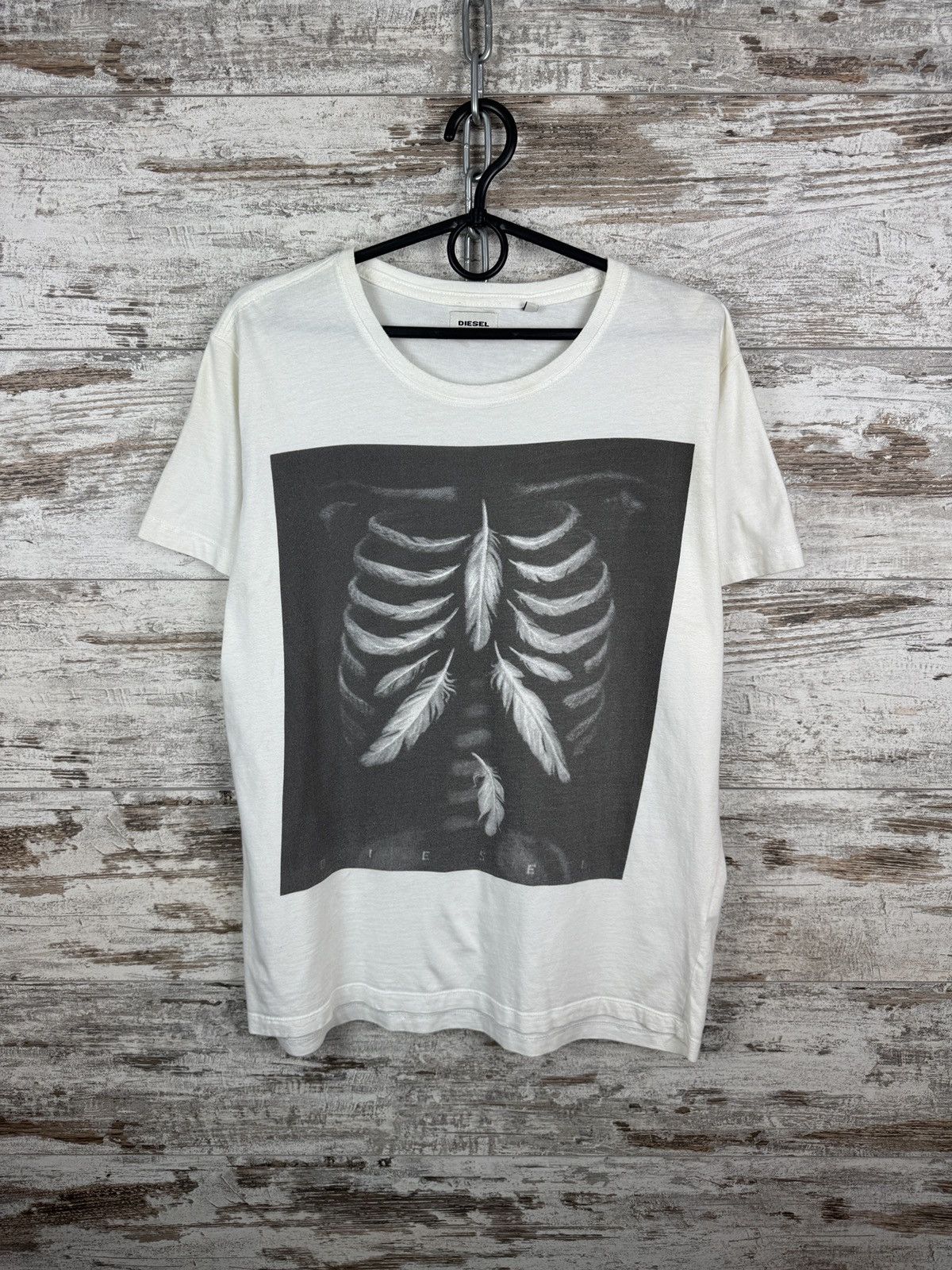 Diesel × Diesel Black Gold × Vintage Mens Vintage Diesel T-shirt skeleton tee archive black gold Size US M / EU 48-50 / 2 - 2 Thumbnail