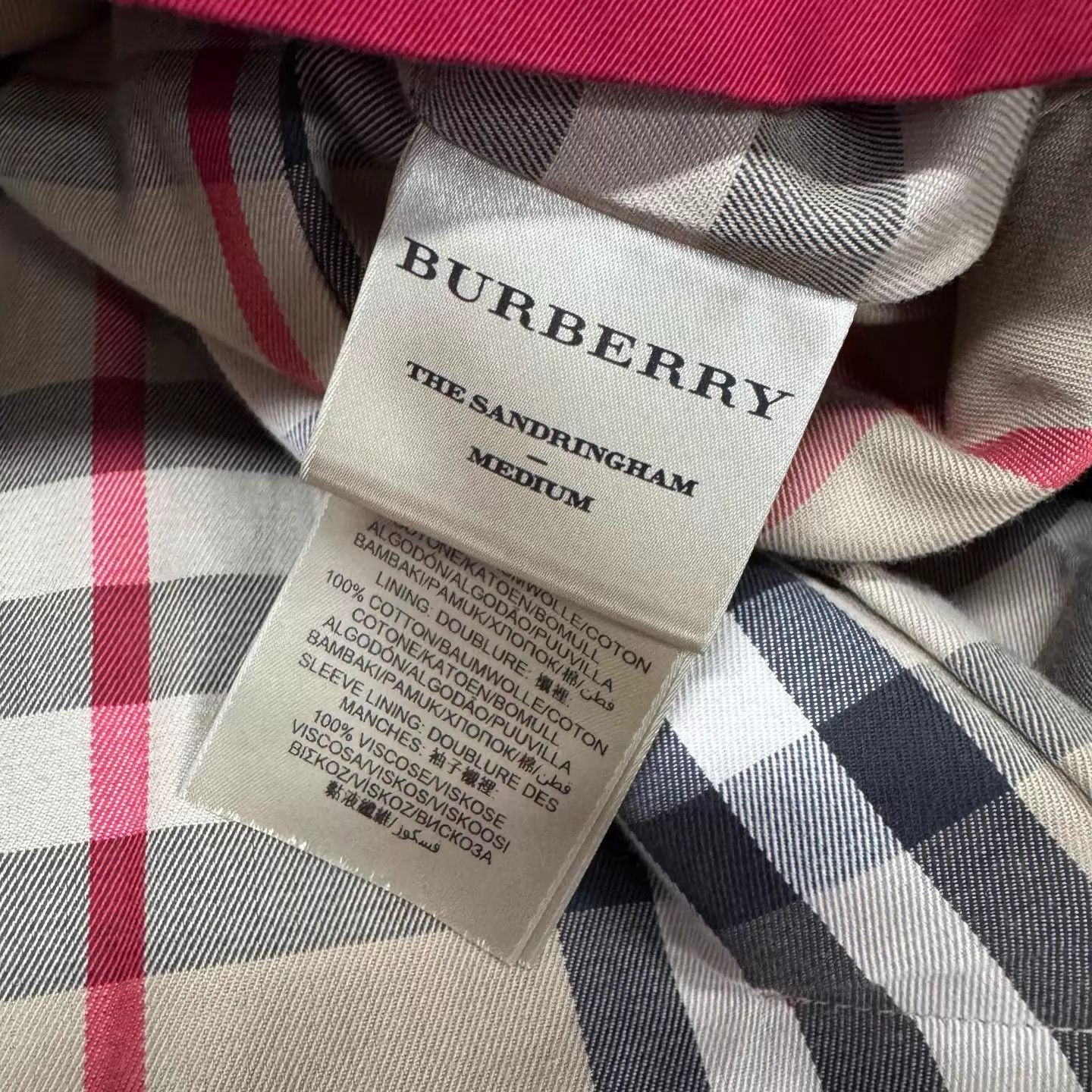 Burberry Burberry Red Sandringham DB Belted Trench UK8 99N Size S / US 4 / IT 40 - 5 Thumbnail