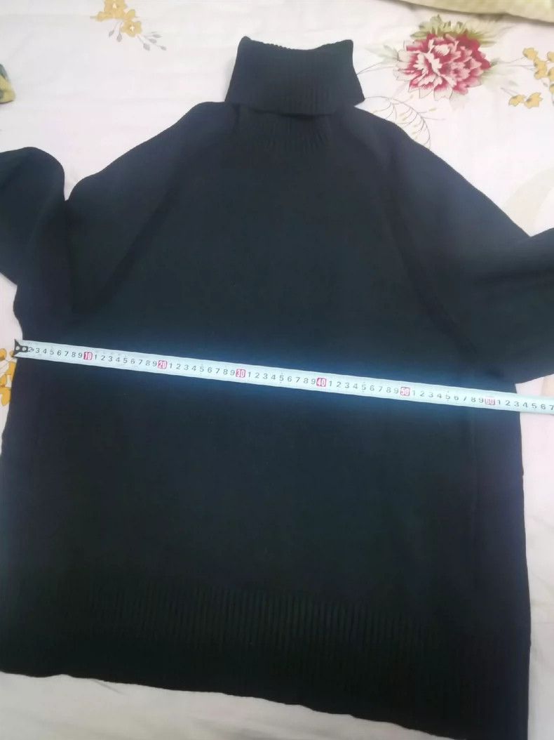 Y-3 Y-3 Black Wool Women's Sweater Size XS / US 0-2 / IT 36-38 - 3 Thumbnail