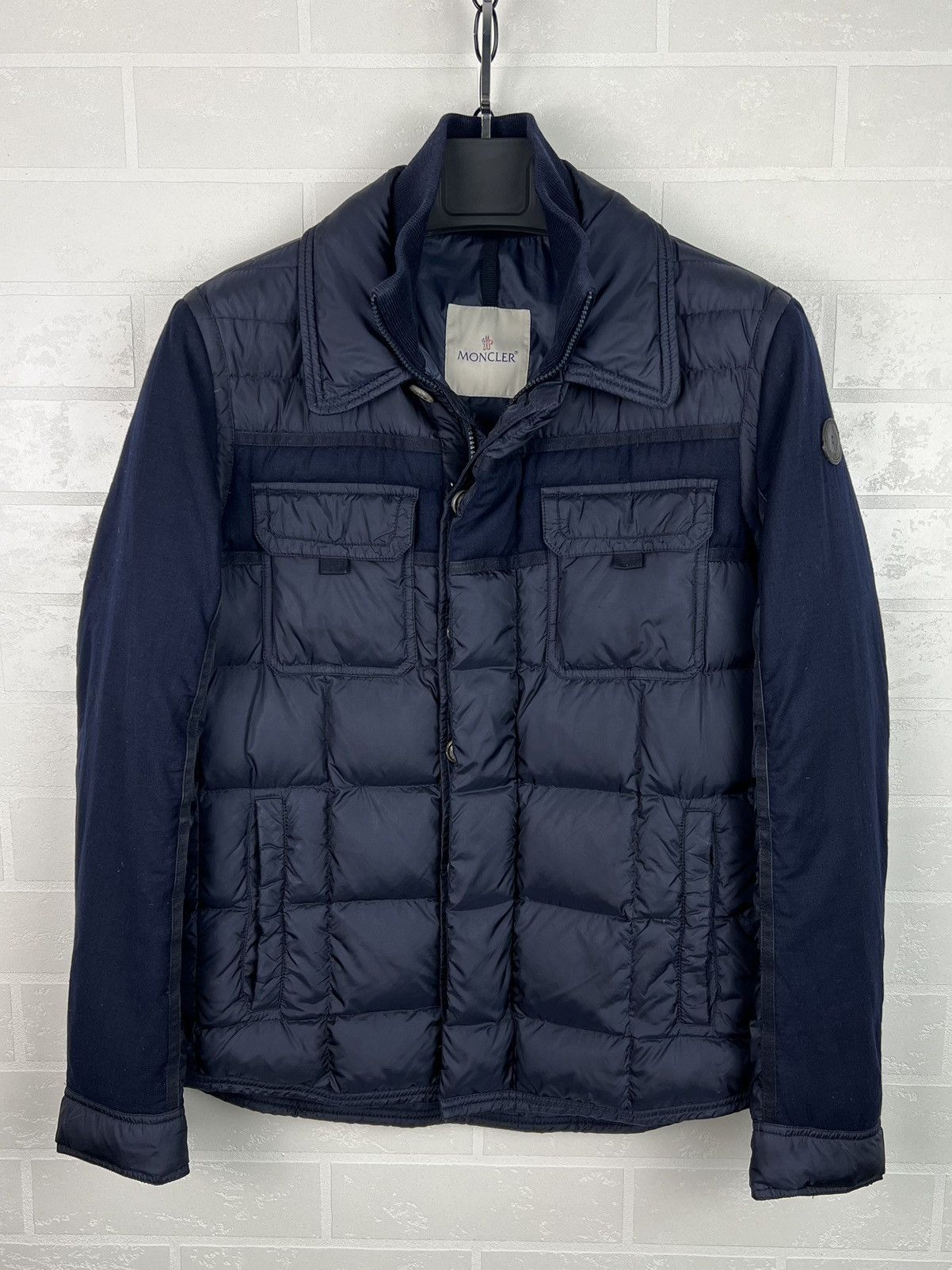 Moncler MONCLER Jacket Down Puffer BLAIS GIUBBOTTO Patch Logo Size US M / EU 48-50 / 2 - 1 Thumbnail