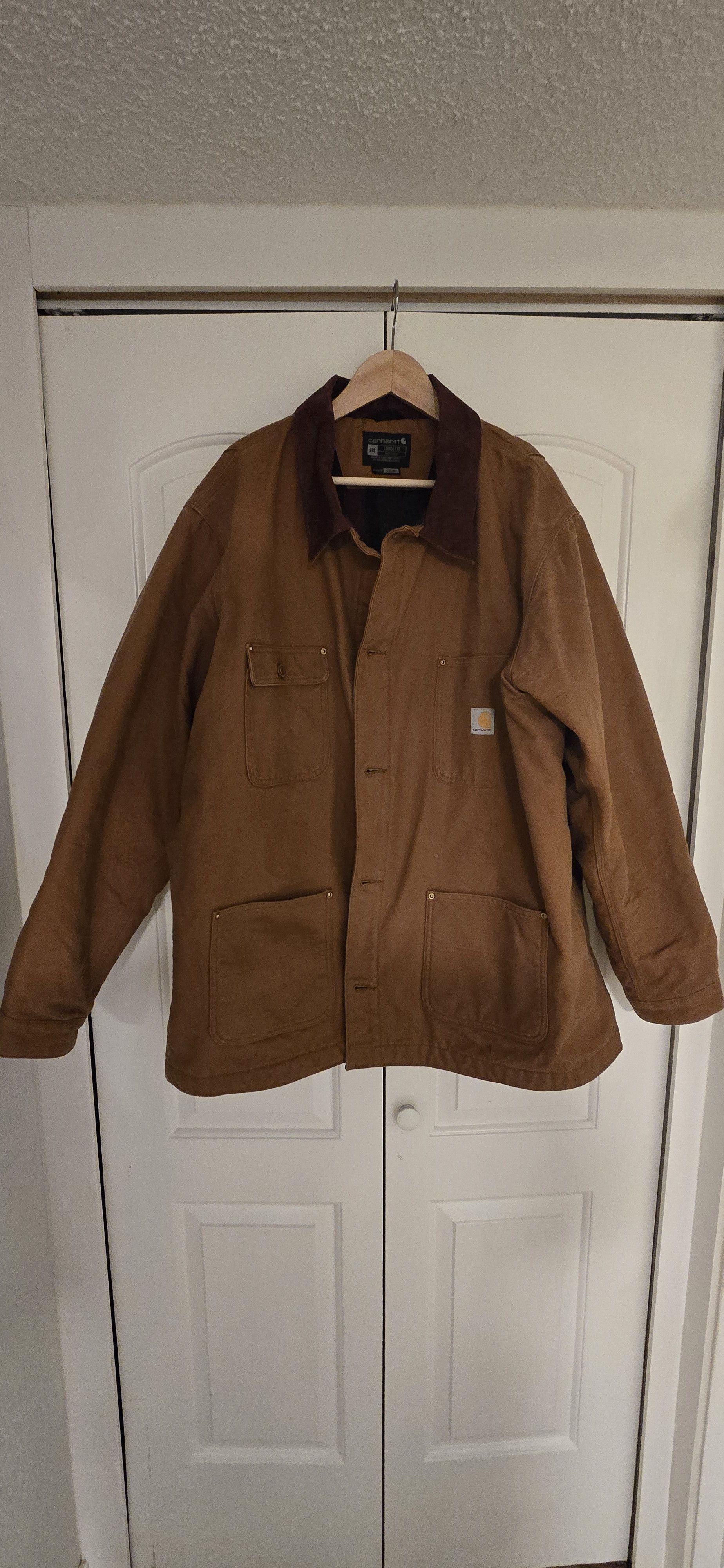 Carhartt Carhartt CO1-M Duck Blanket Lined Chore Coat Size US XXL / EU 58 / 5 - 8 Thumbnail