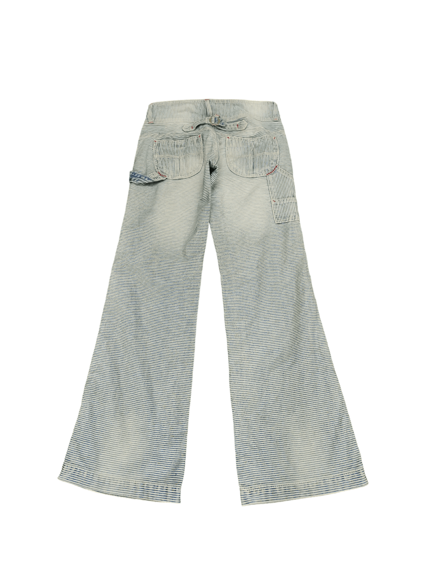 If Six Was Nine Baggy Flare Jeans Honeysuckle Rose Low Rise Boot Cut Y2k Size US 29 - 10 Thumbnail
