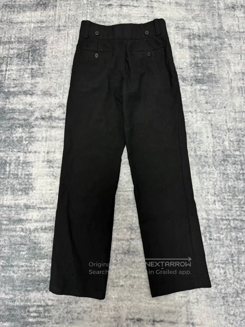 Saint Laurent Paris Saint Laurent Paris Black straight wool trousers Size US 28 / EU 44 - 2 Thumbnail