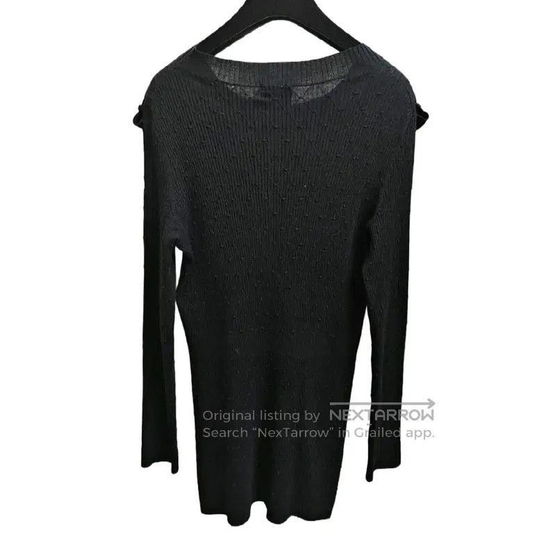 Chanel Chanel Black Cotton Long Sleeve Pullover Sweater . Size S / US 4 / IT 40 - 2 Thumbnail