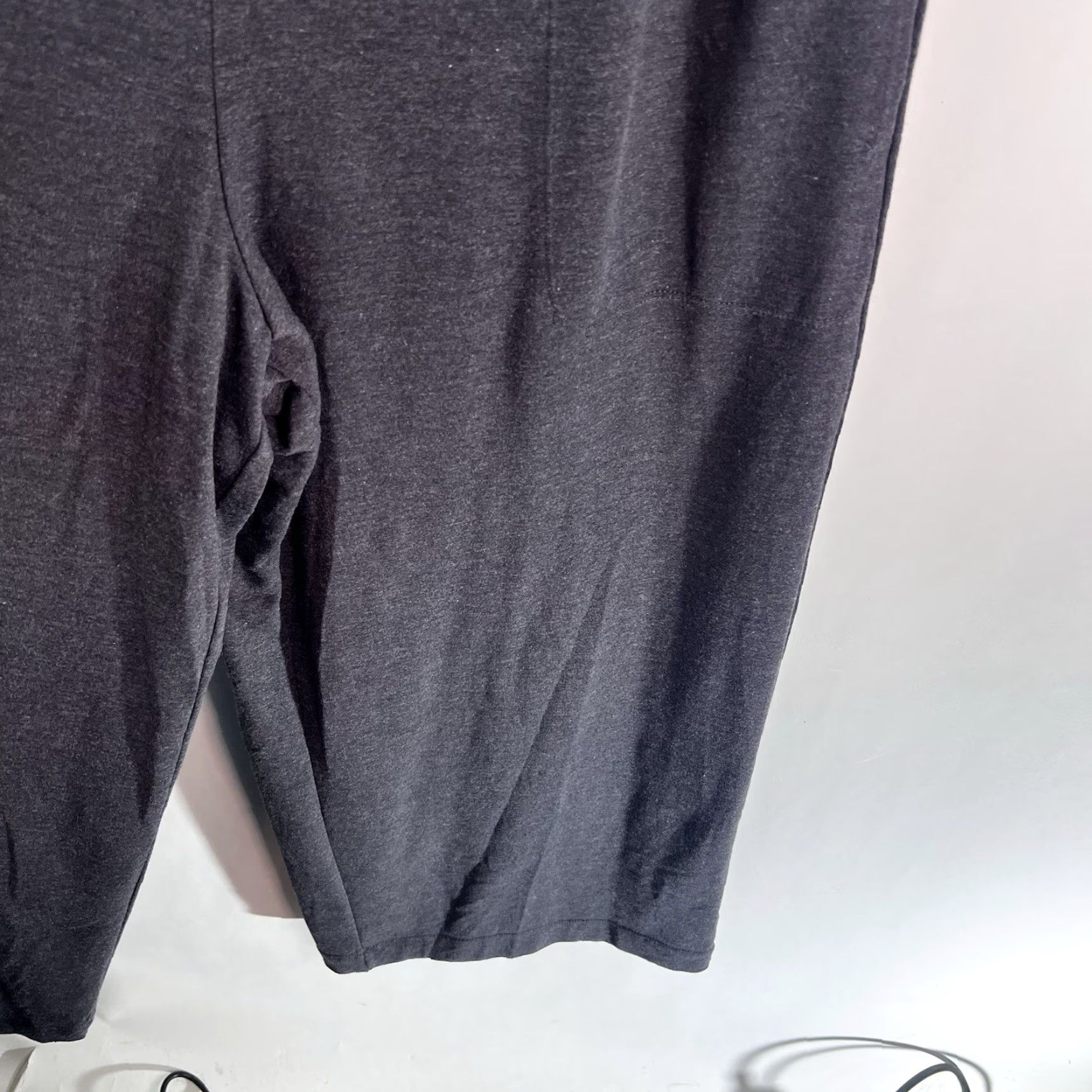 Vintage Max Studio Jumpsuit Womens XL Charcoal Sleeveless Tie Jumper 48X27 Wide Leg NWT Size XL / US 12-14 / IT 48-50 - 6 Thumbnail