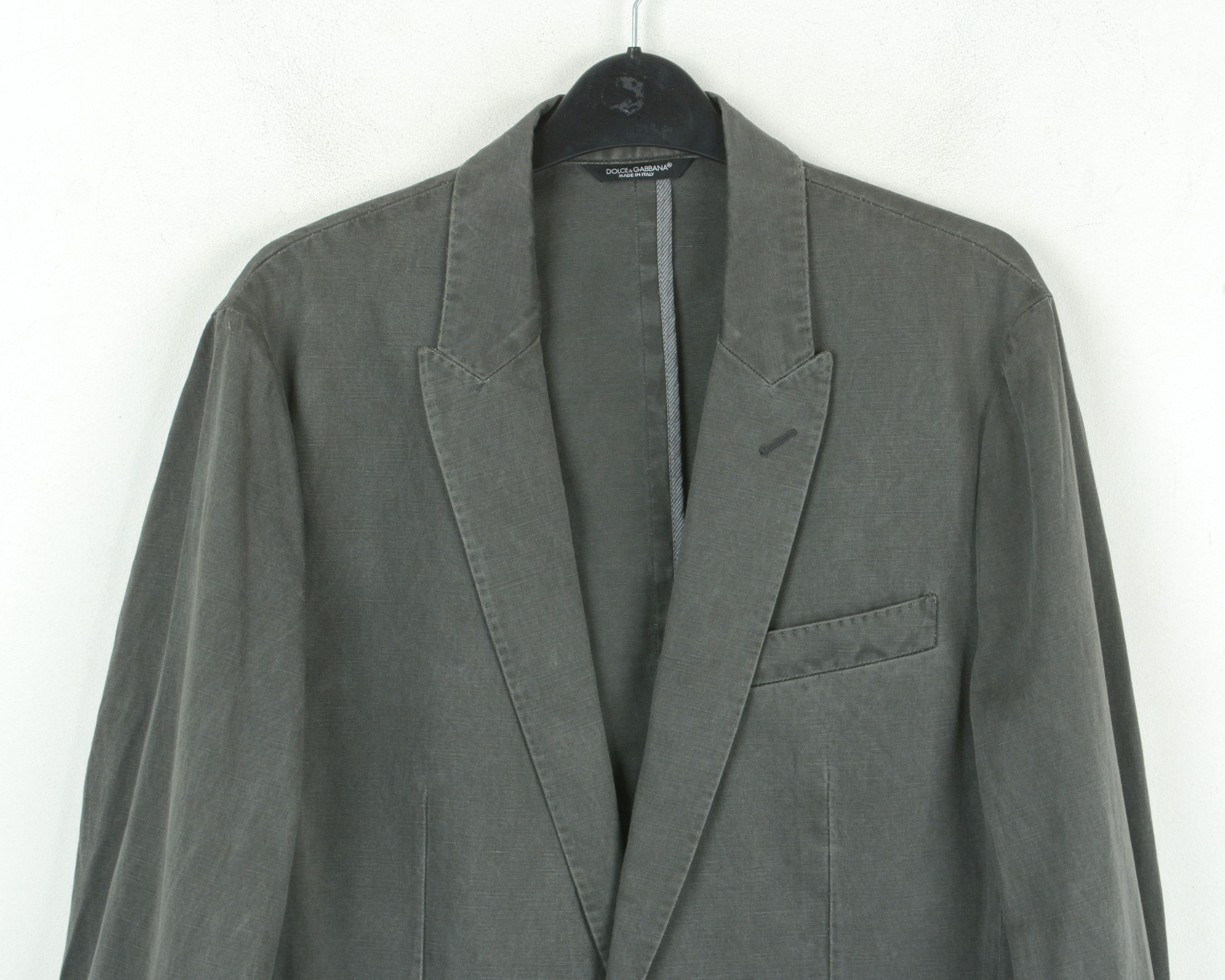 Dolce & Gabbana Brand New Men Uk 36 Us Linen Cotton Blazer Suit Jacket Coat Size 36R - 2 Thumbnail