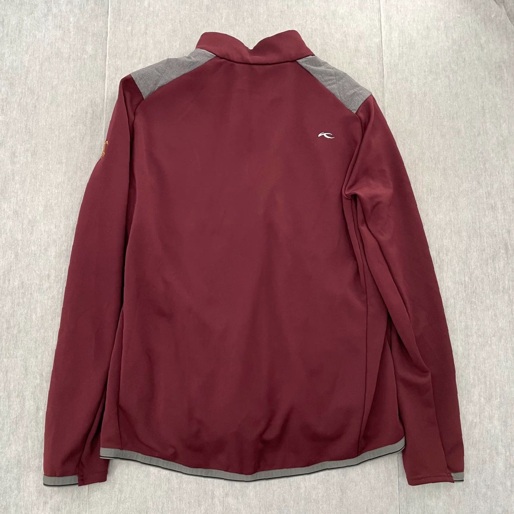 KJUS Kjus Jacket Adult Large Gray Red Release Half Zip Quilted Jersey Shell Mens L Size US L / EU 52-54 / 3 - 4 Thumbnail