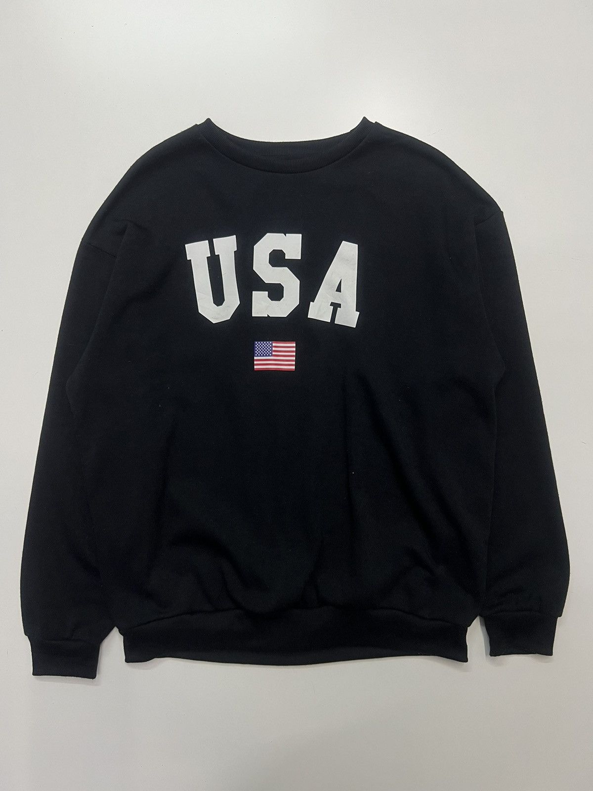 Vintage VINTAGE USA SPELLOUT SWEATSHIRT Size US XXL / EU 58 / 5 - 1 Thumbnail