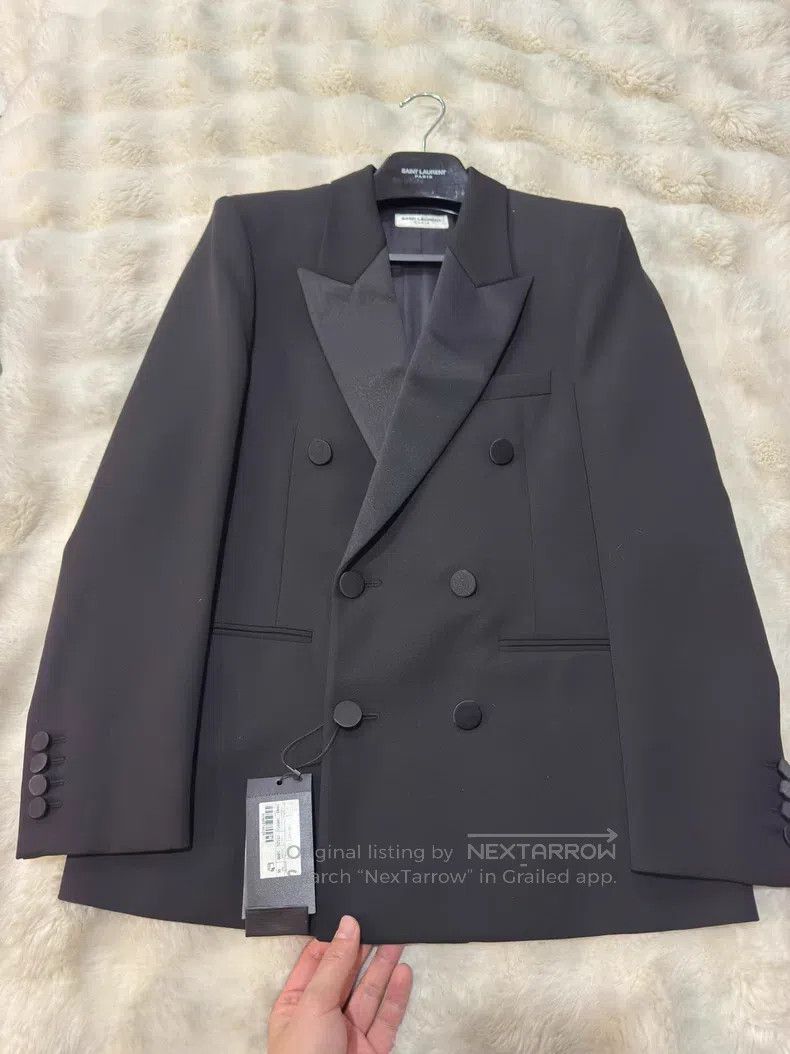 Saint Laurent Paris Saint Laurent Paris Double-breasted Smoking Suit Size US S / EU 44-46 / 1 - 2 Thumbnail
