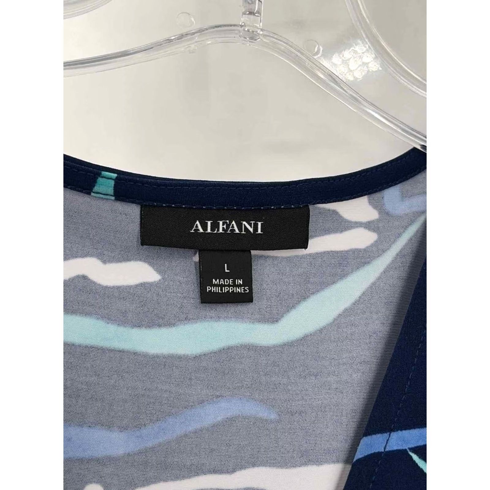 Alfani Alfani Tank Top Navy Large Regular Size Size L / US 10 / IT 46 - 3 Thumbnail