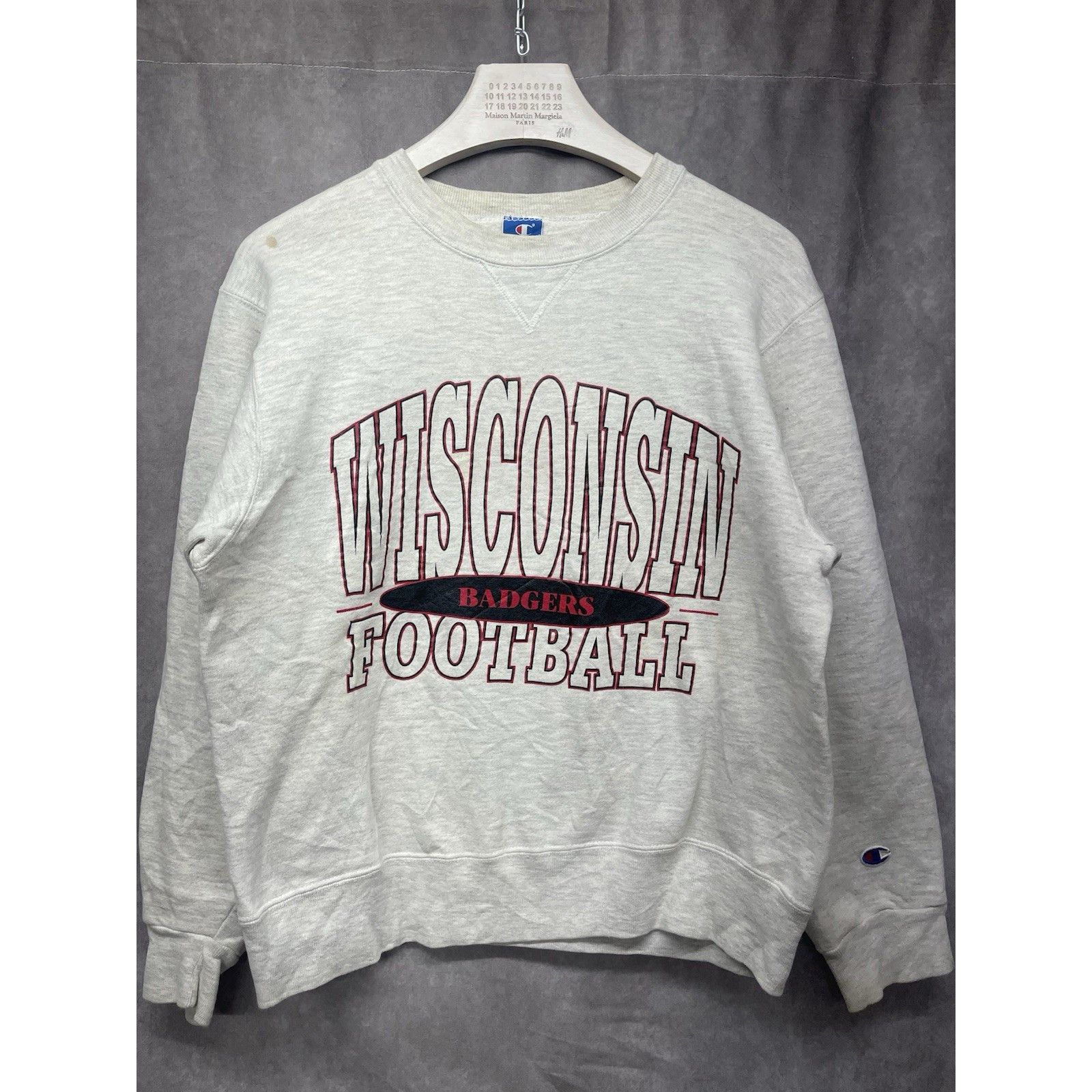 Champion Vintage 90s Champion Reverse Weave Wisconsin Badgers Footbal Size US L / EU 52-54 / 3 - 1 Thumbnail