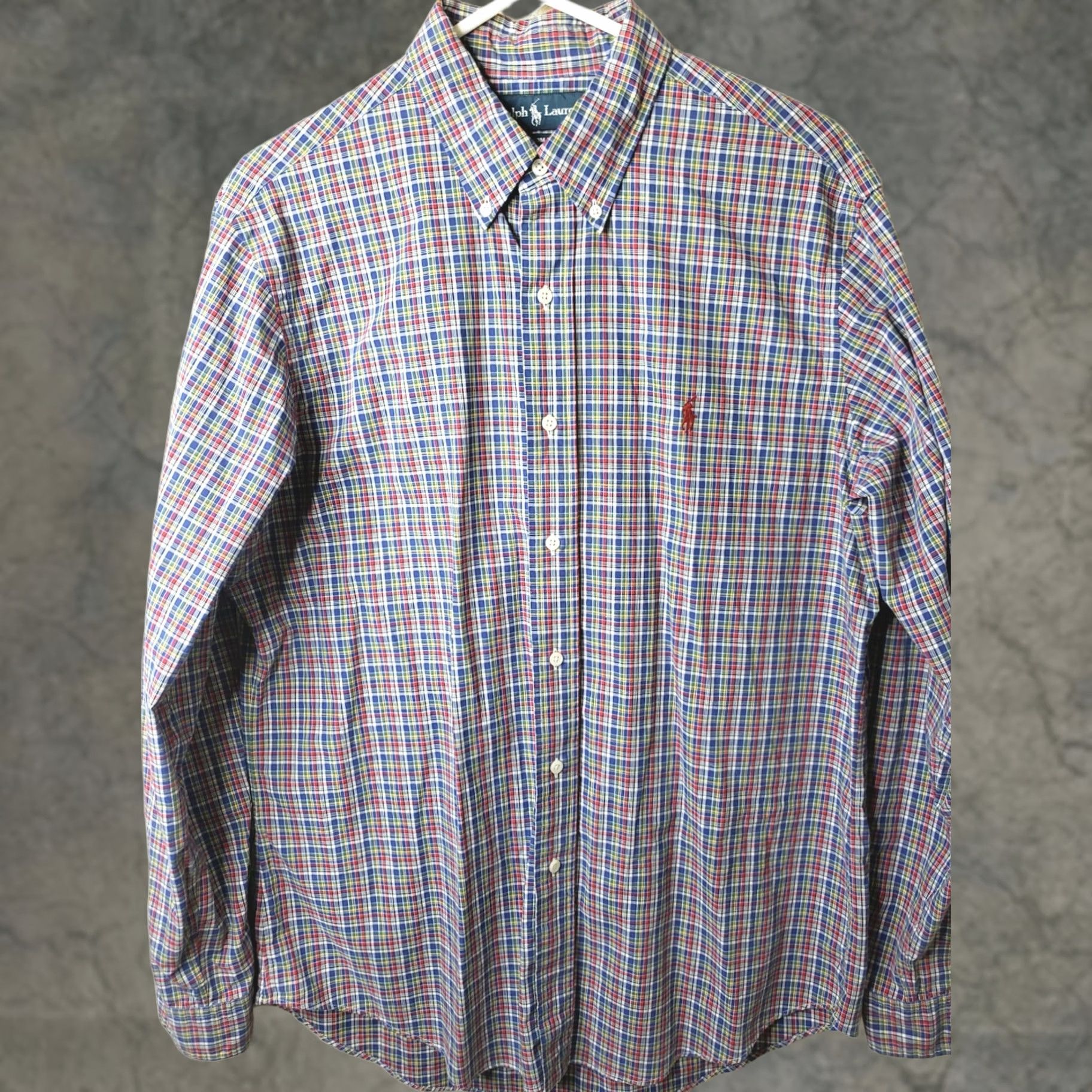 Ralph Lauren Ralph Lauren Mens Large Custom Fit L/S Button-Down Multicolor Plaid Shirt Size US L / EU 52-54 / 3 - 1 Thumbnail