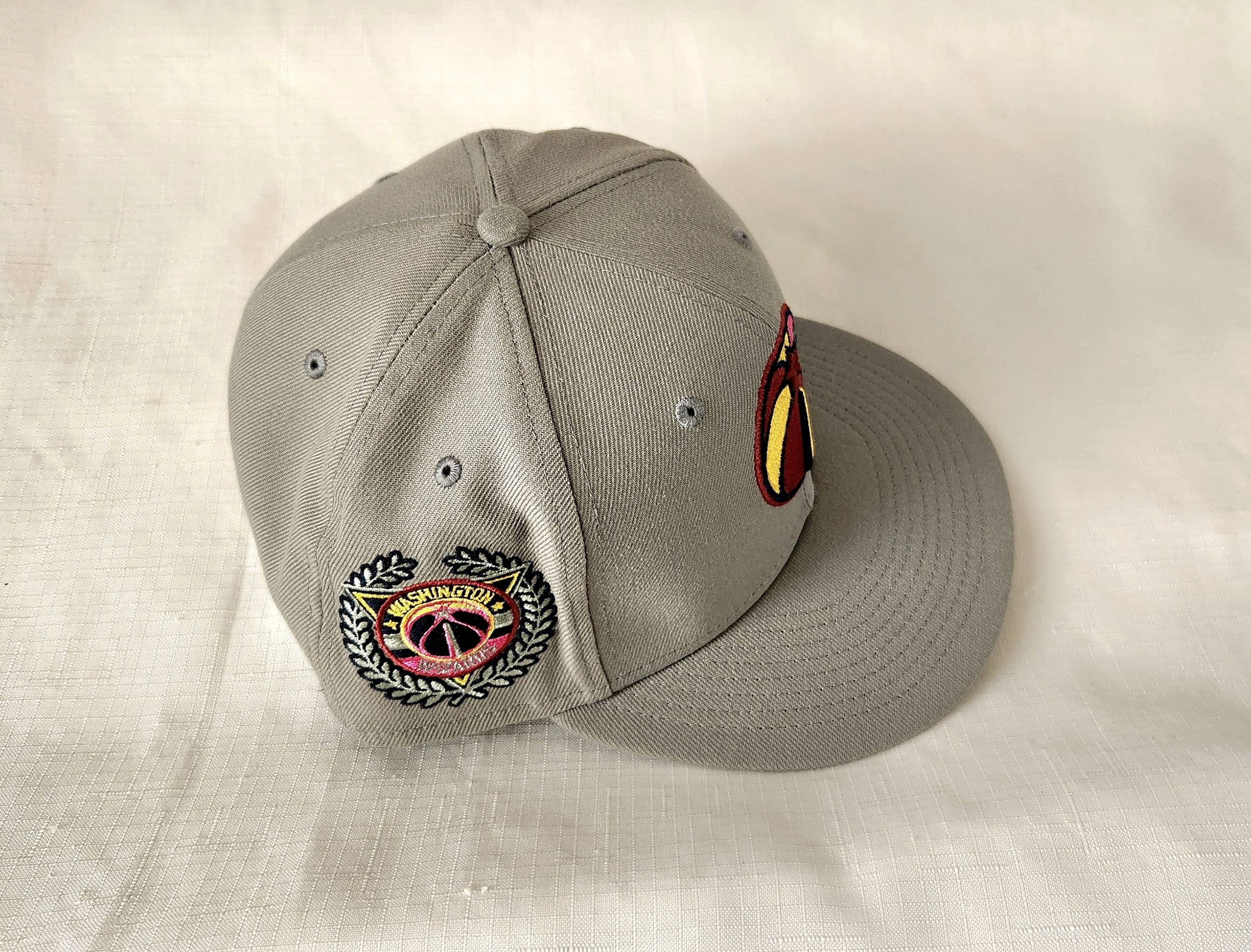 New Era New era Washington Wizards Hat Mens 7 3/8 Gray 59Fifty NBA Size ONE SIZE - 2 Thumbnail