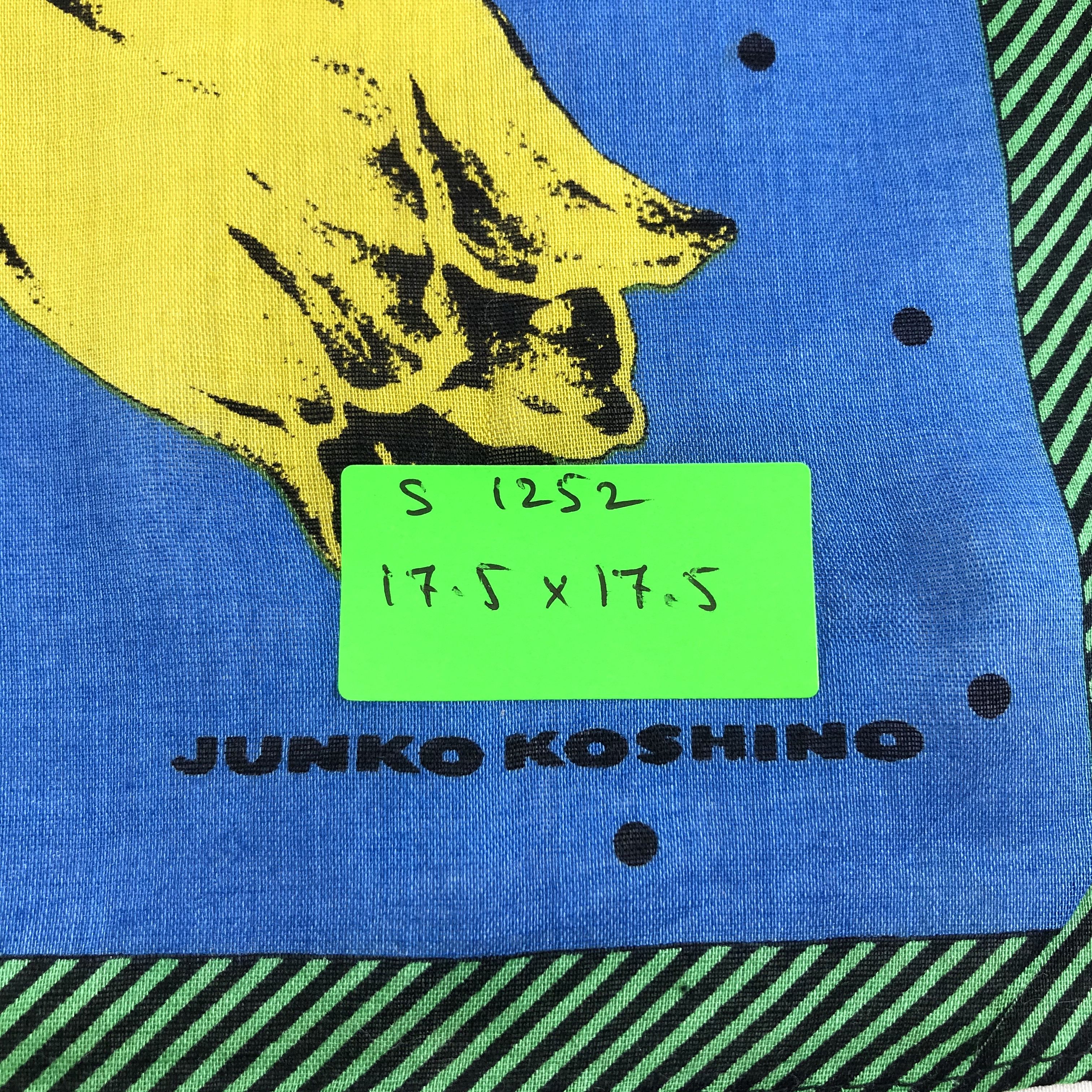 Mr. Junko × Vintage Junko Koshino Bandana / Handkerchief / Neckerchief - S1252 Size ONE SIZE - 5 Thumbnail