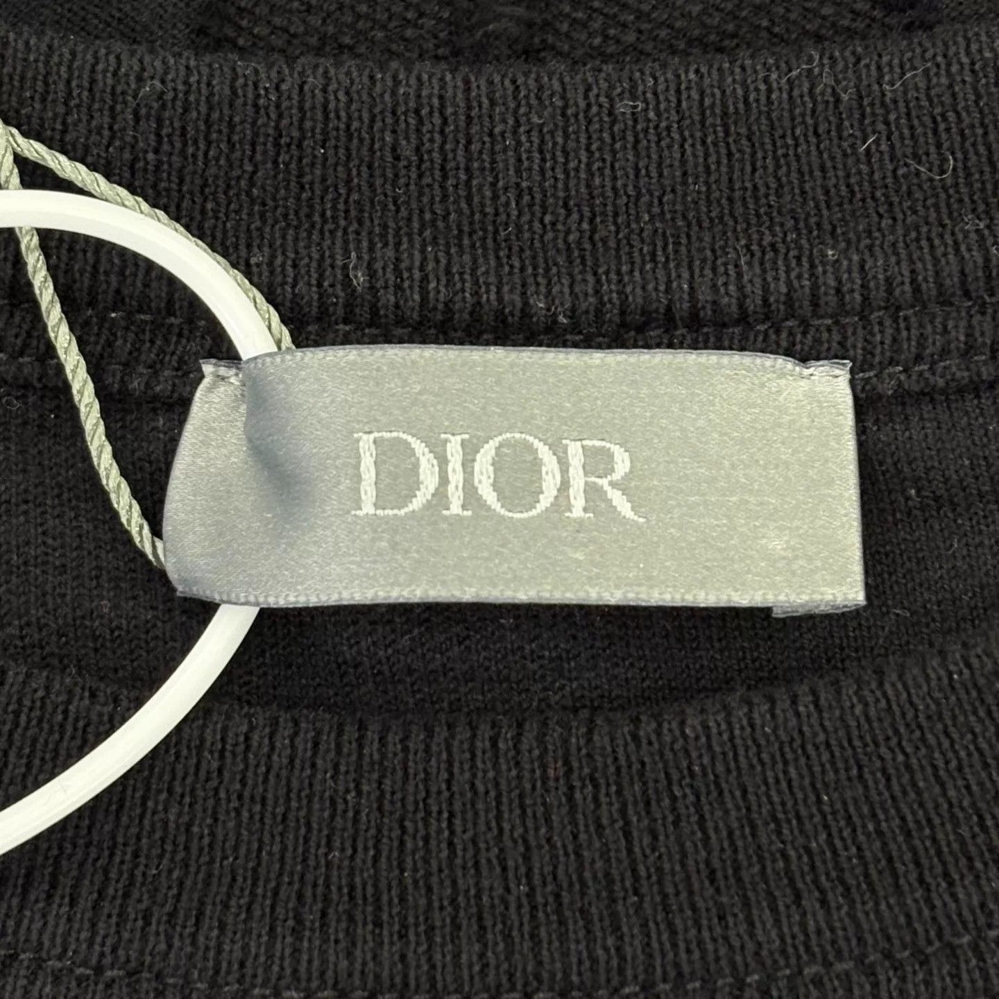 Dior Dior 26 New Embroidered Logo Knit Short Sleeve Black Women's Size S / US 4 / IT 40 - 3 Thumbnail