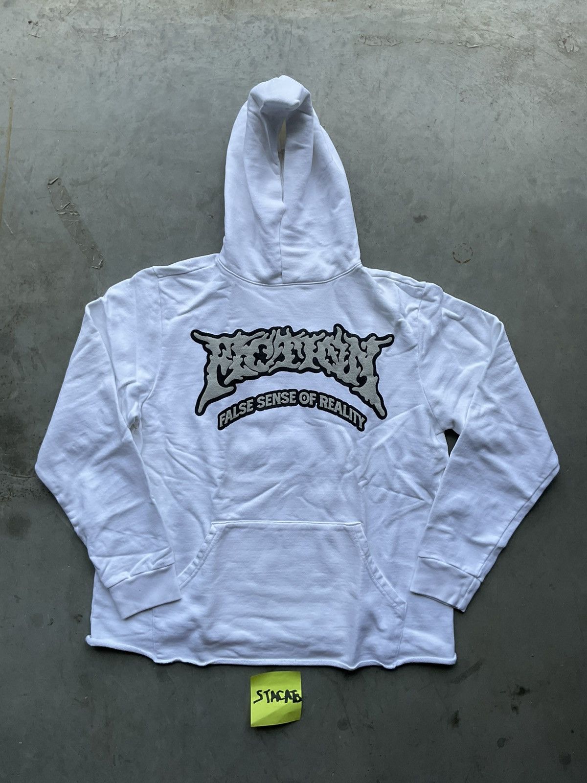 Vintage Vintage Cropped Fiction False Sense of Reality Tour Hoodie Size US M / EU 48-50 / 2 - 2 Thumbnail