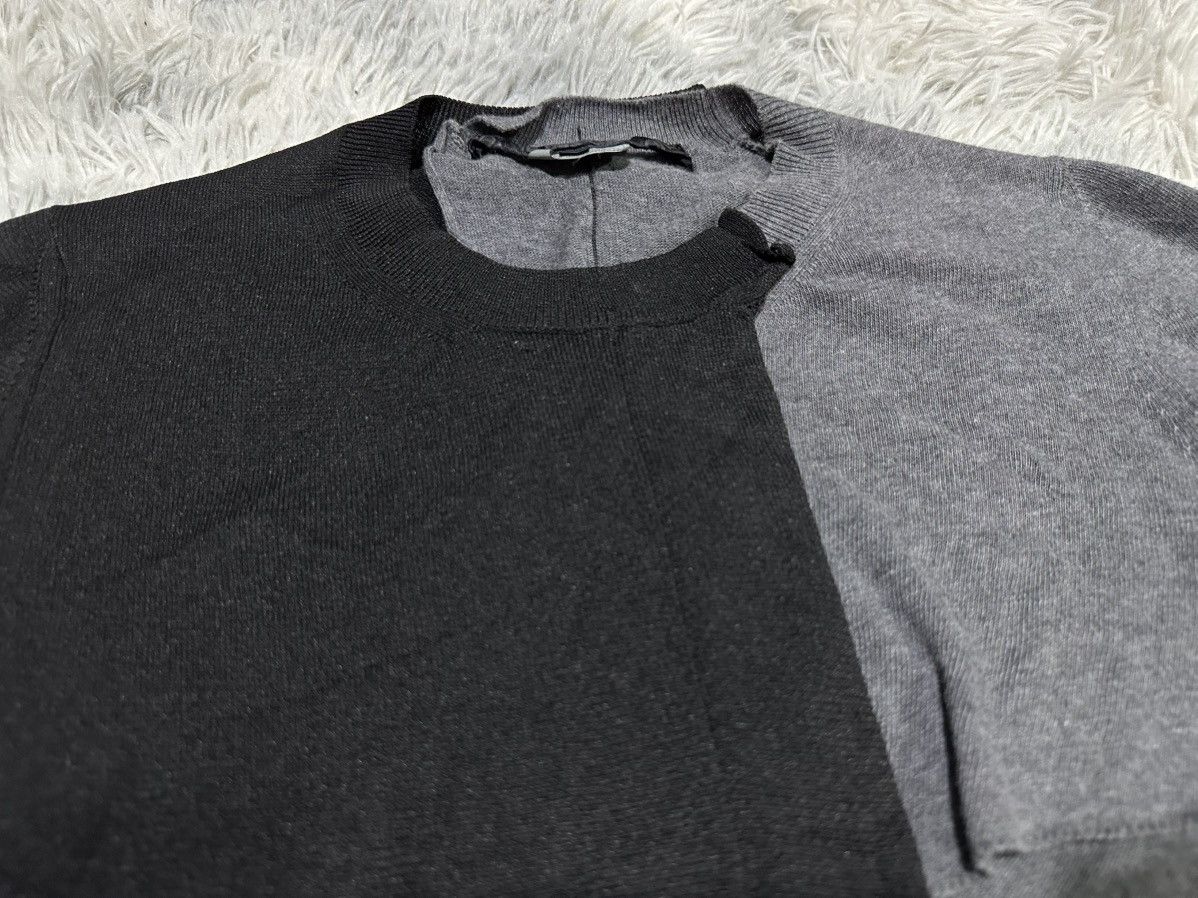 Comme des Garcons 🔥Comme Des Garcons Asymmetric Split Deconstructed Knit Ls Size US M / EU 48-50 / 2 - 8 Thumbnail