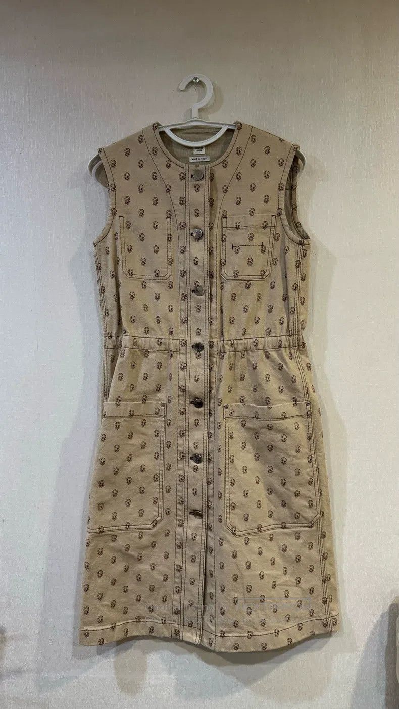 Hermes Hermes Denim Sleeveless Dress Size XXS / US 00 / IT 34 - 1 Thumbnail