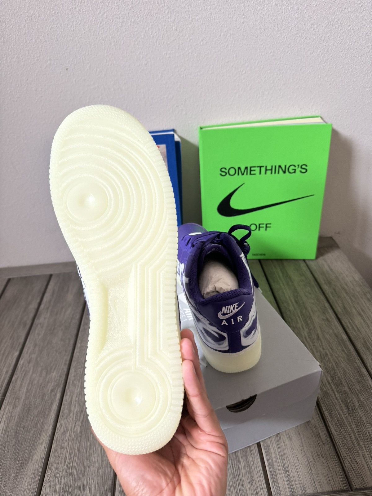 Nike Nike Airforce One 1 Low Skeleton (Haloween 2021) Size US 13 / EU 46 - 5 Thumbnail