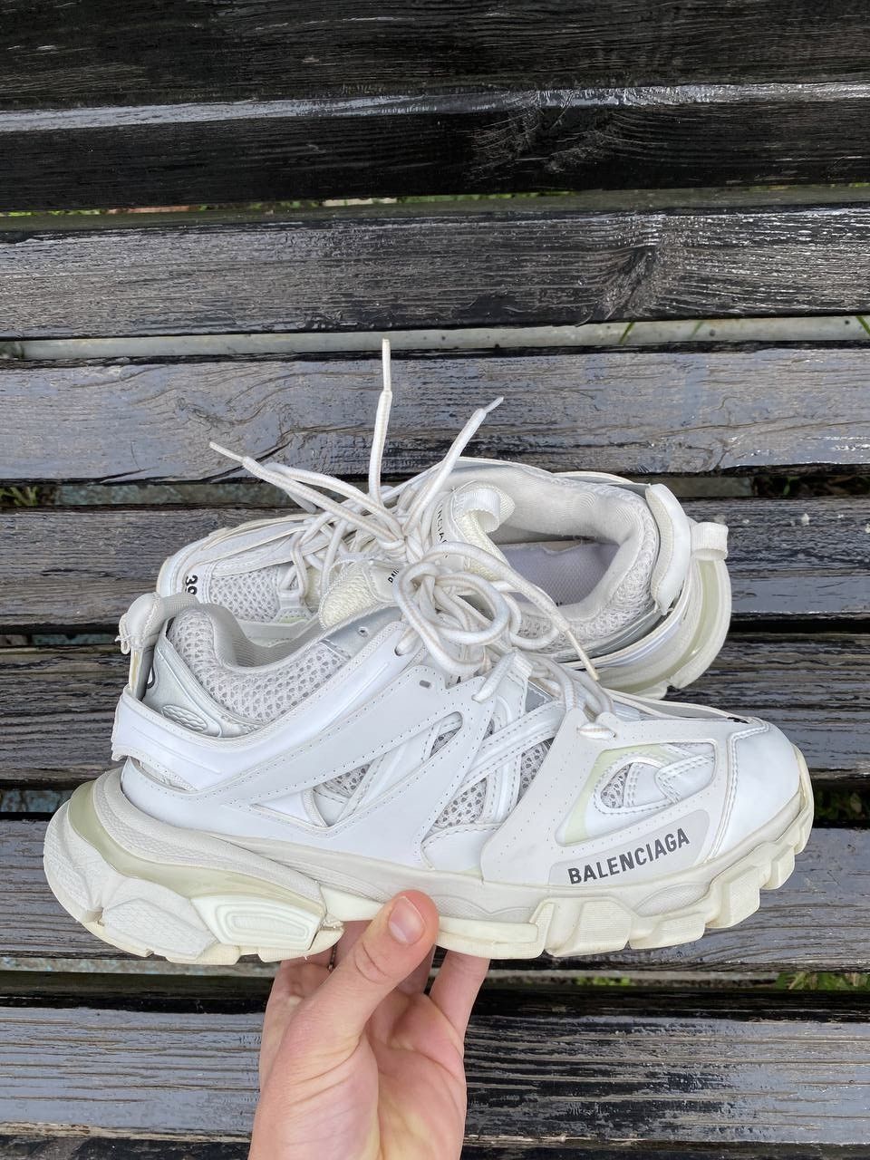 Balenciaga BALENCIAGA Track Sneaker White Size 39 Size US 6 / IT 36 - 11 Thumbnail