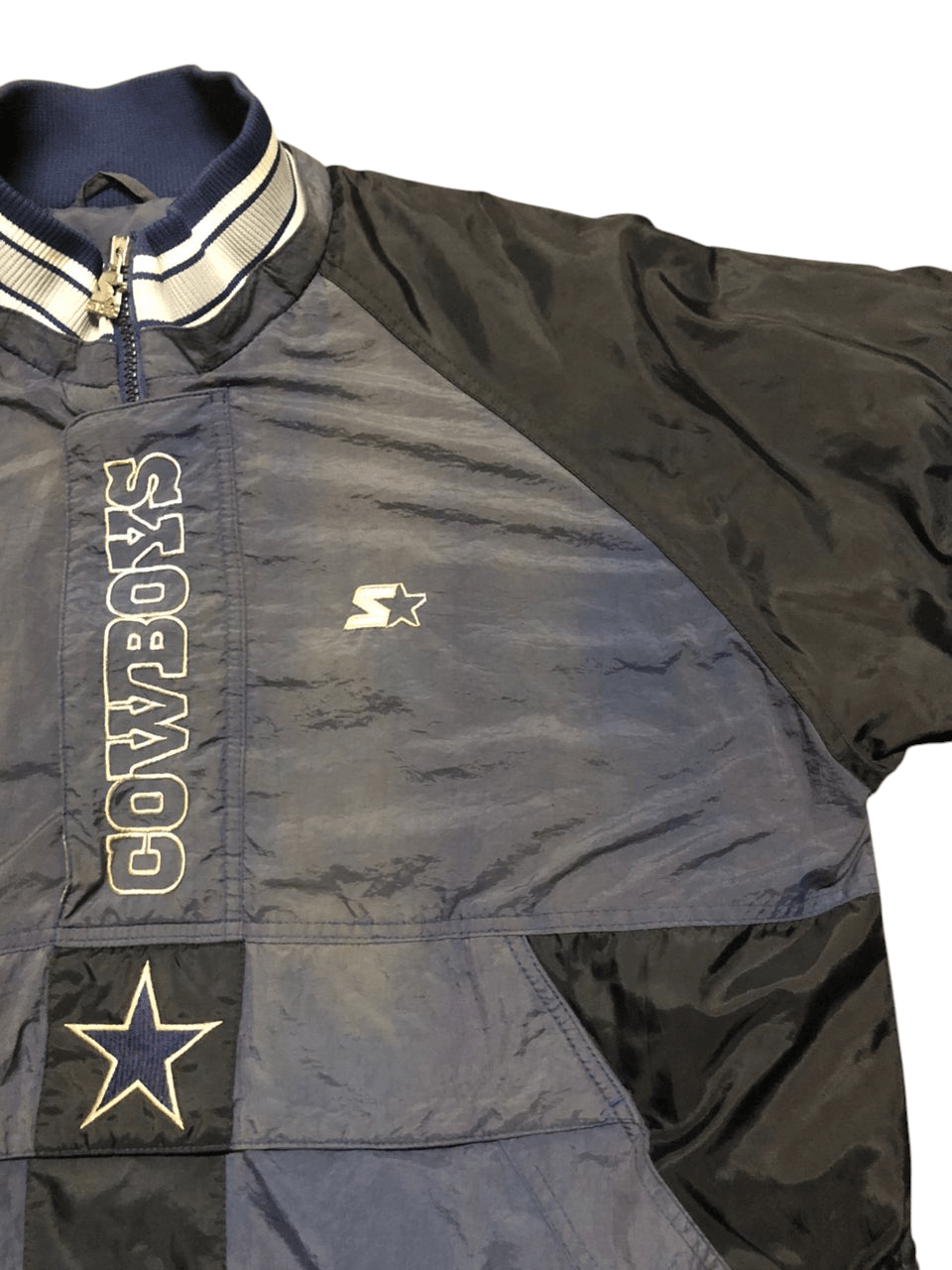 Starter Vintage Starter NFL Cowboy Anorak Jacket Sunfaded Faded Size US L / EU 52-54 / 3 - 5 Thumbnail
