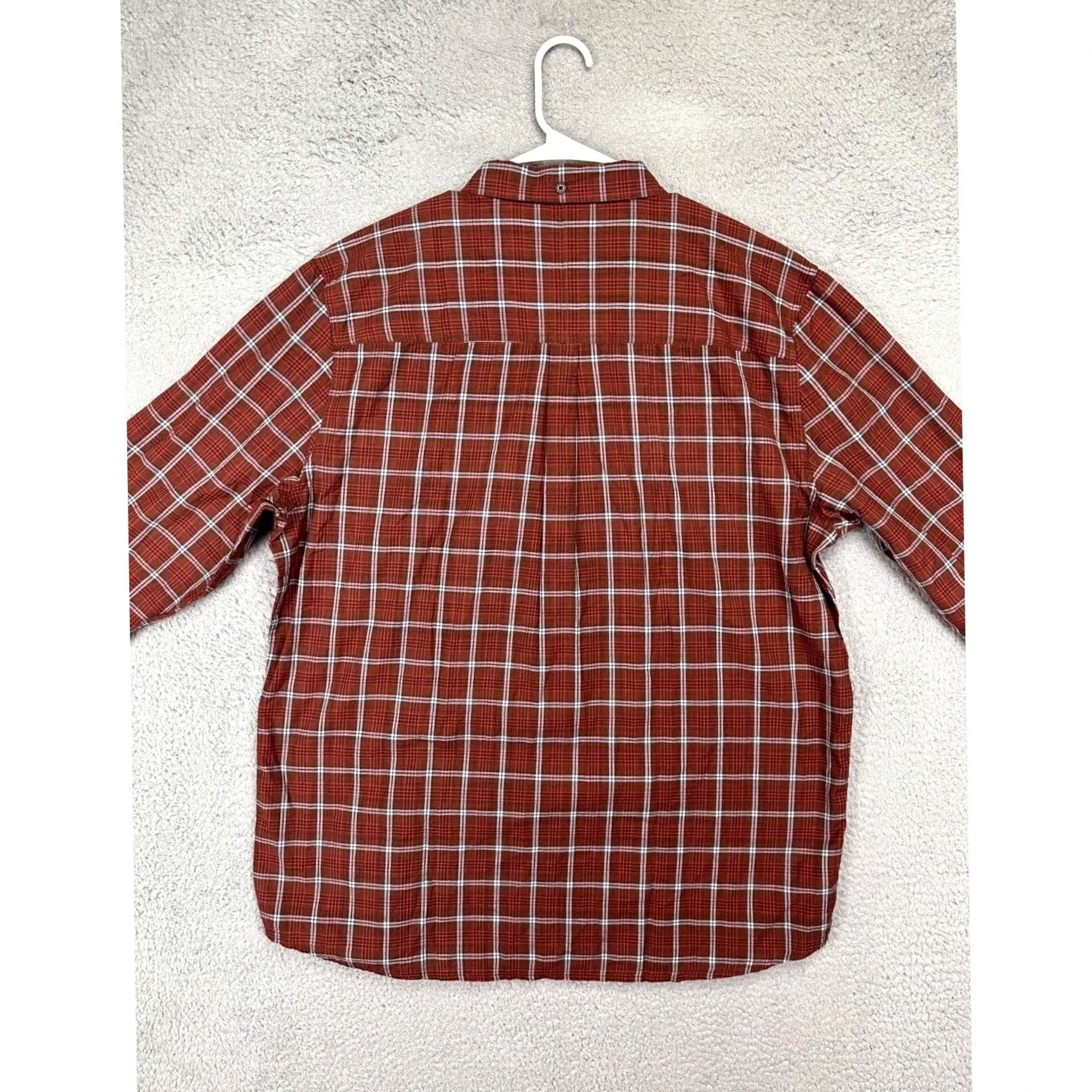 Toad&Co VINTAGE? No. Toad&Co Shirt Mens 2XL Red Tartan Plaid Organic Cotton Button-Up Long Sleeve NEW Size US XXL / EU 58 / 5 - 3 Thumbnail