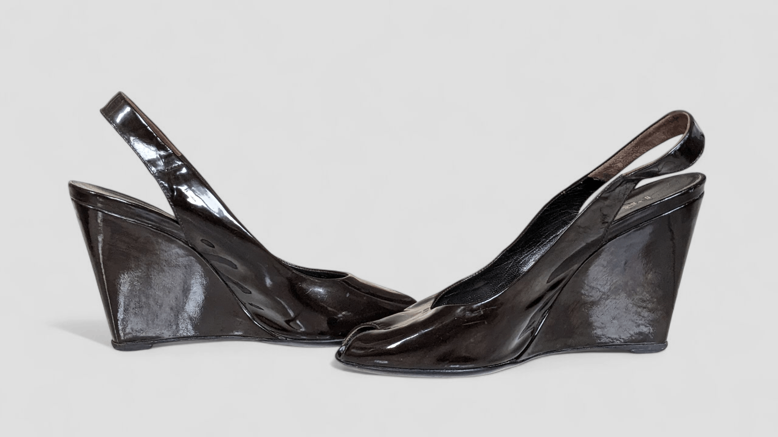 Prada Prada Women’s Slingback Wedge Heels – Size EU 36.5 Size US 6.5 / IT 36.5 - 3 Thumbnail
