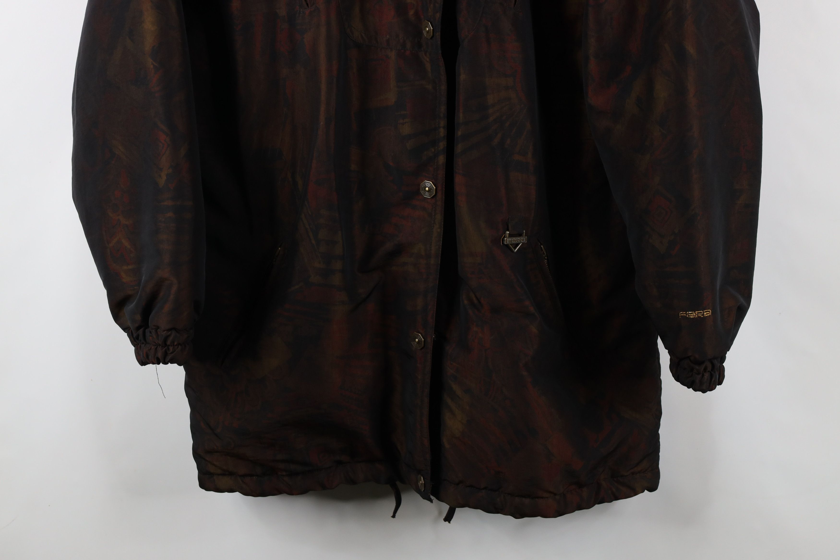 Vintage Vintage 90s Streetwear Trim Abstract Winter Skiing Jacket Size XL / US 12-14 / IT 48-50 - 3 Thumbnail