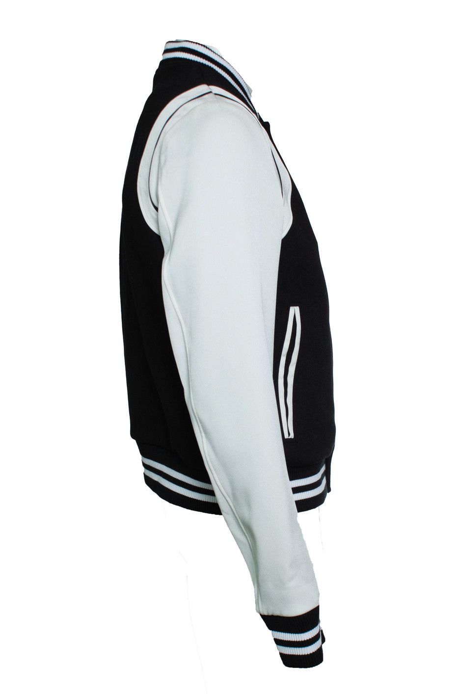 Balmain, Black and white bomber jacket