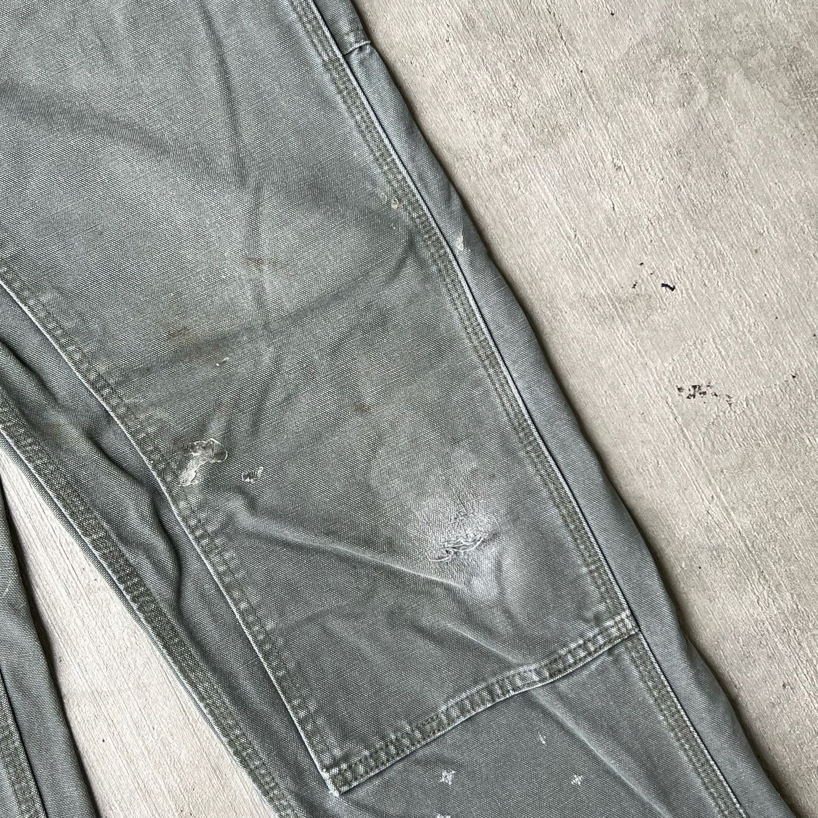 Carhartt × Vintage Carhartt green double knee work wear carpenter pants Size US 33 - 8 Thumbnail