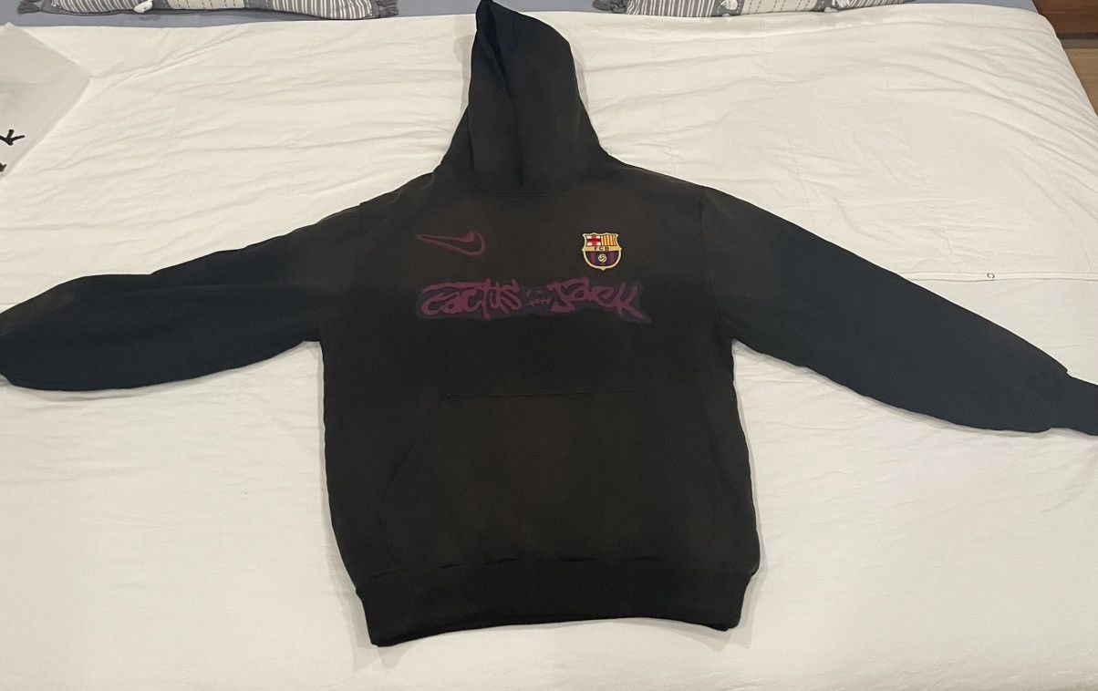 Travis Scott CJ X NIKE X FCB Spray Logo Hoodie Size US M / EU 48-50 / 2 - 3 Thumbnail