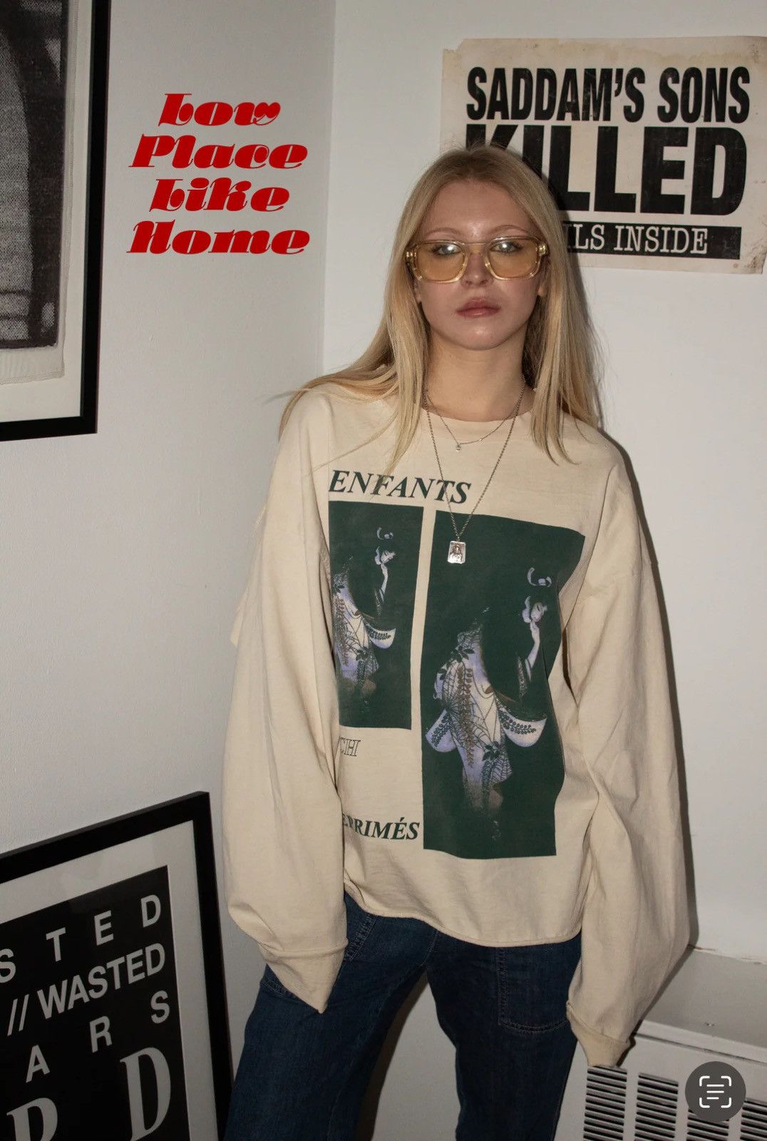 Enfants Riches Deprimes 🚭 ICONIC 🚭 2021 “GEISHA” LONG SLEEVE VINTAGE EFFECT SHIRT Size US M / EU 48-50 / 2 - 2 Thumbnail
