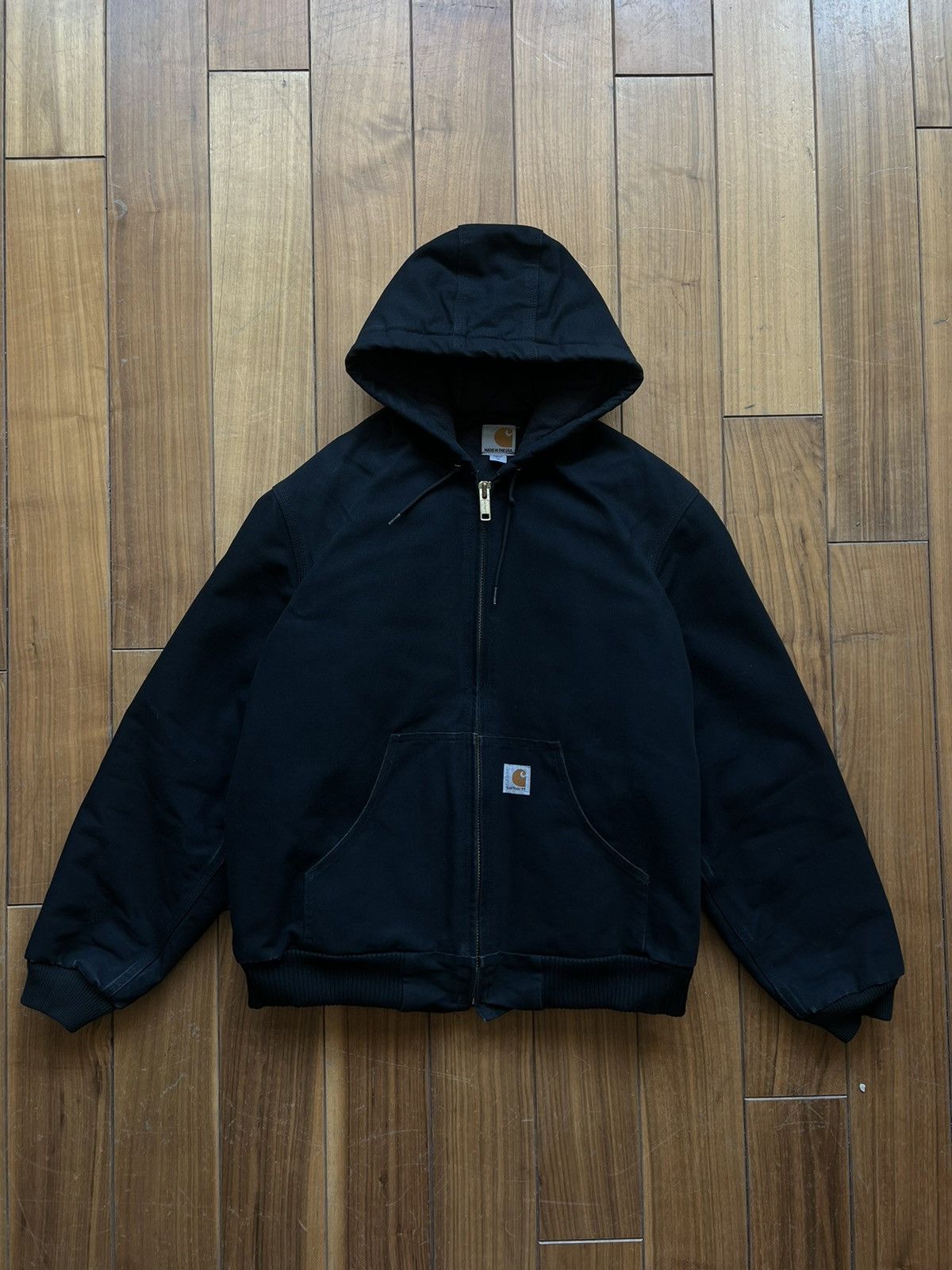 Carhartt × Carhartt Wip Carhartt Active Detroit Black Faded 2000's Vintage Jacket Size US M / EU 48-50 / 2 - 1 Thumbnail