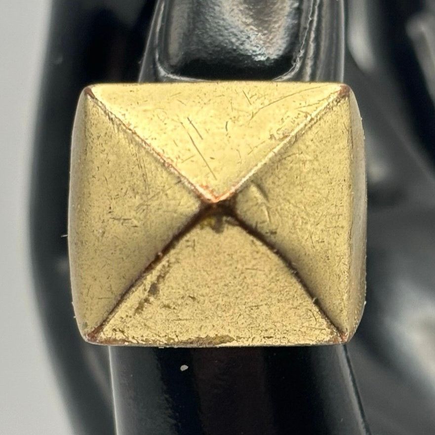 Other Vintage Gold Rockstud Ring Size ONE SIZE - 2 Thumbnail
