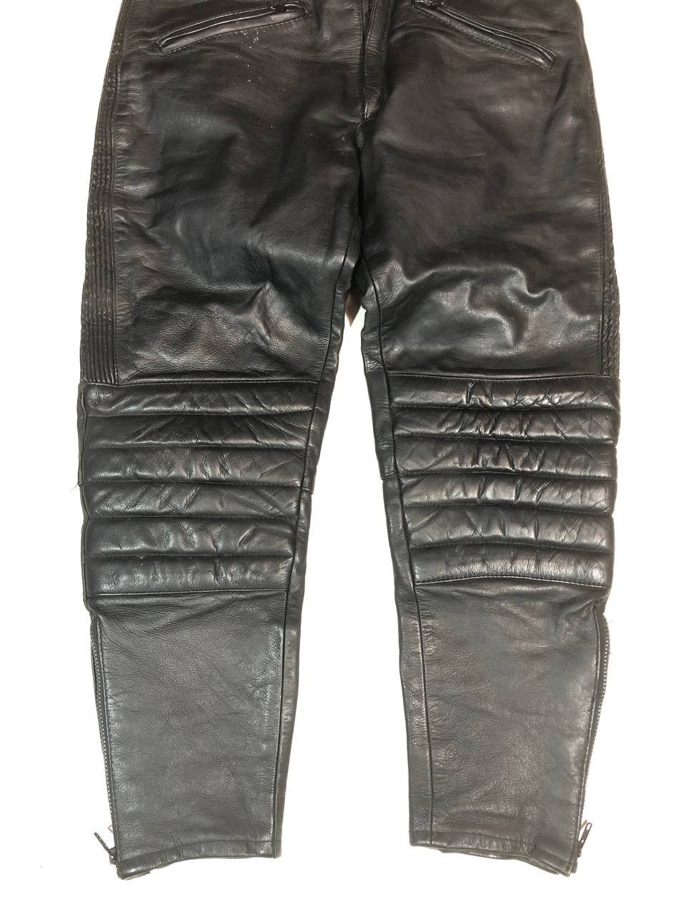 Japanese Brand × Vintage Akito Rare Vintage Japanese Racing Moto Leather Pants Size US 36 / EU 52 - 2 Thumbnail