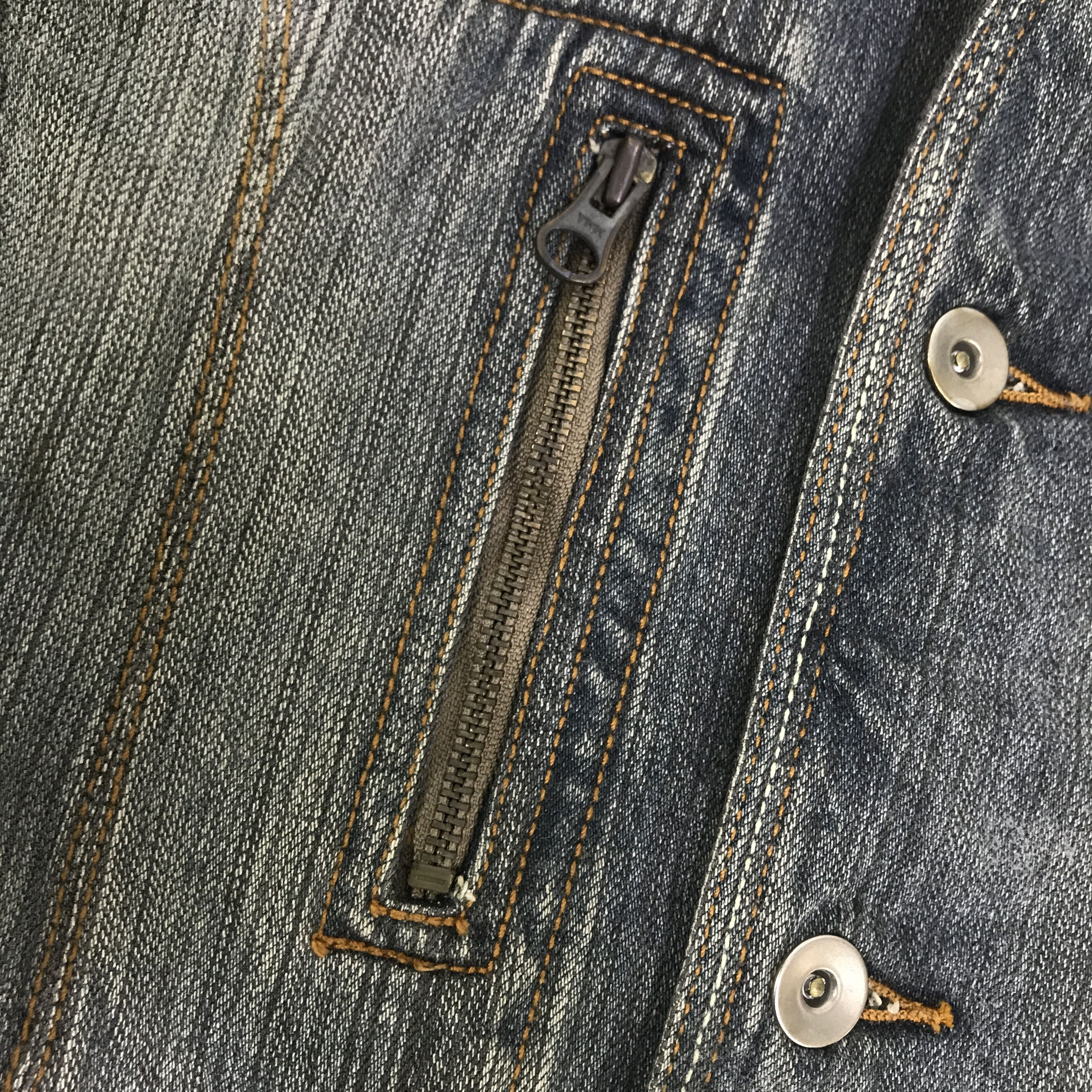 Japanese Brand IKKA JAPAN BUTTON DENIM JACKET K128B9 Size US L / EU 52-54 / 3 - 11 Thumbnail