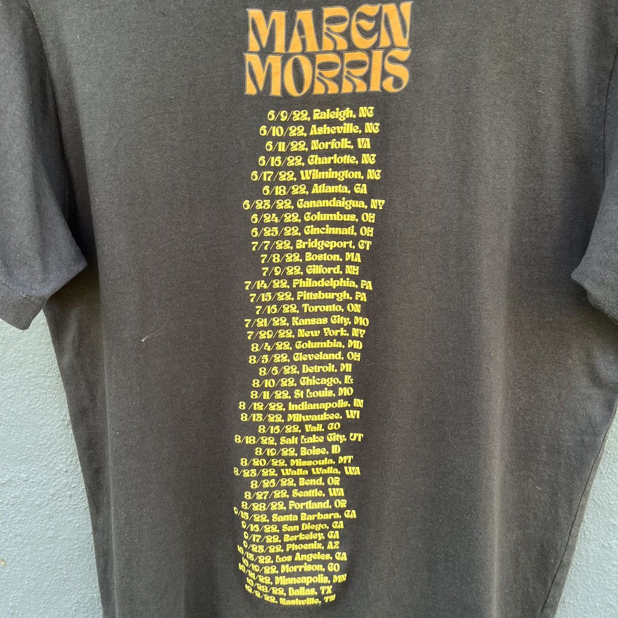 Band Tees Thrashed Faded Maren Morris American Singer Tee Size US M / EU 48-50 / 2 - 4 Thumbnail