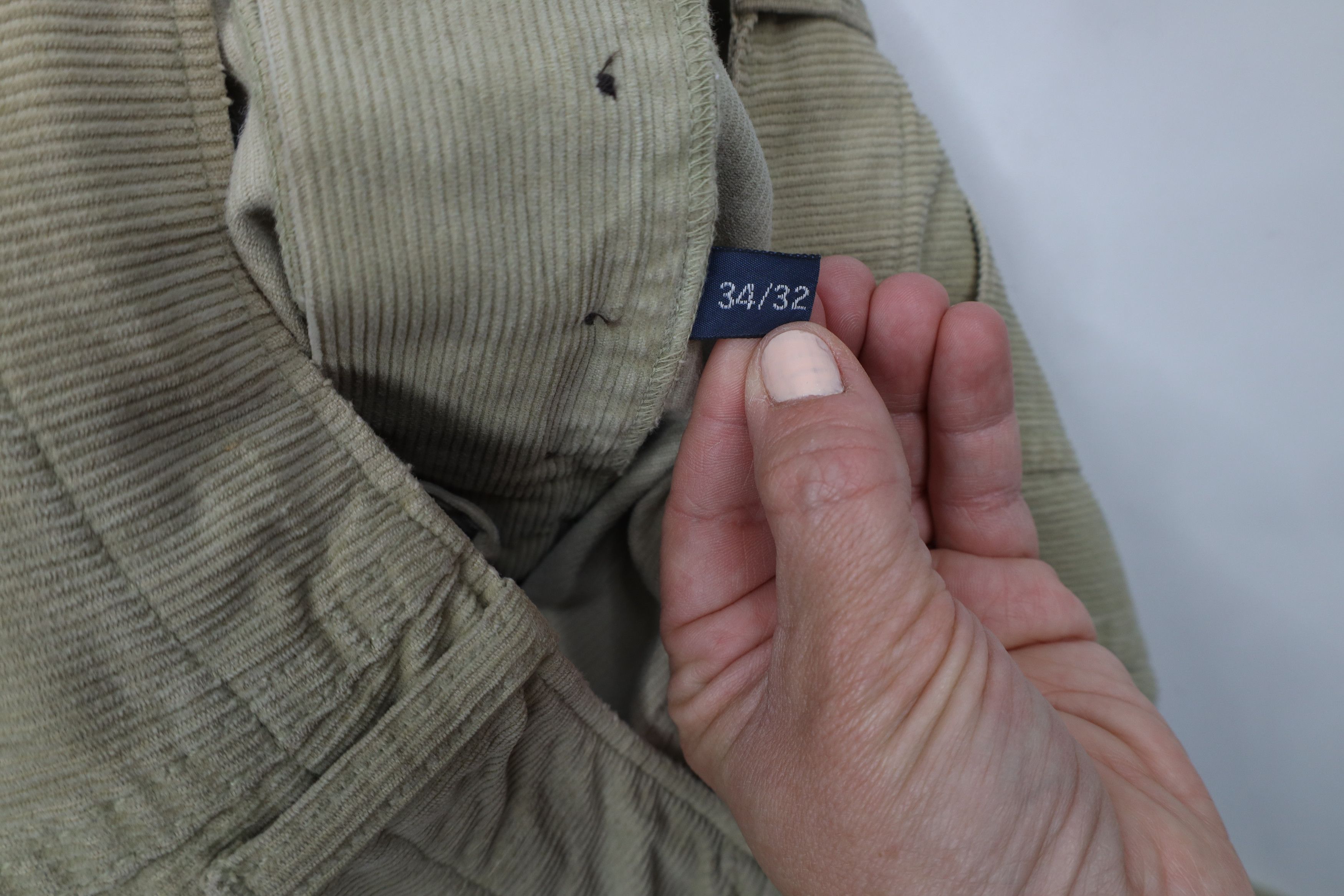 Polo Ralph Lauren × Vintage Vintage 90s Ralph Lauren Button Fly Wide Leg Corduroy Pants Size US 34 / EU 50 - 9 Thumbnail