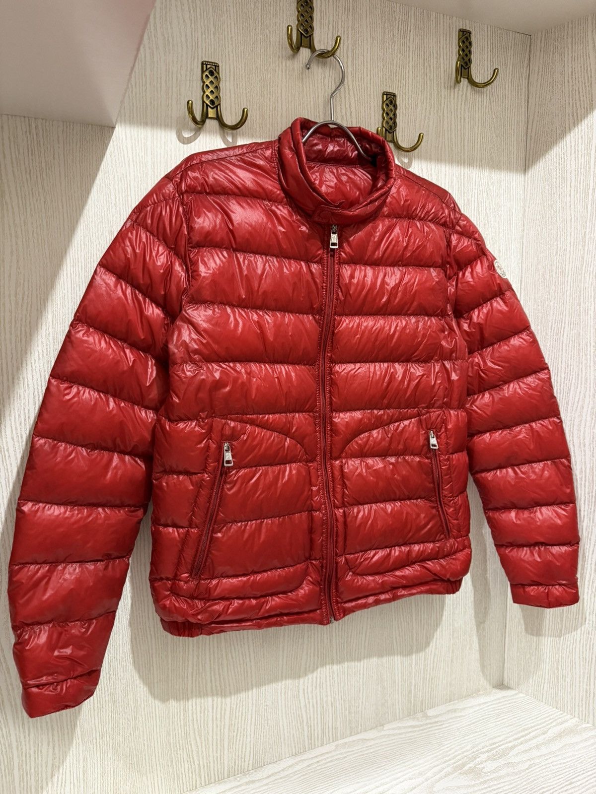Moncler Moncler acorus red down jacket Size US S / EU 44-46 / 1 - 5 Thumbnail