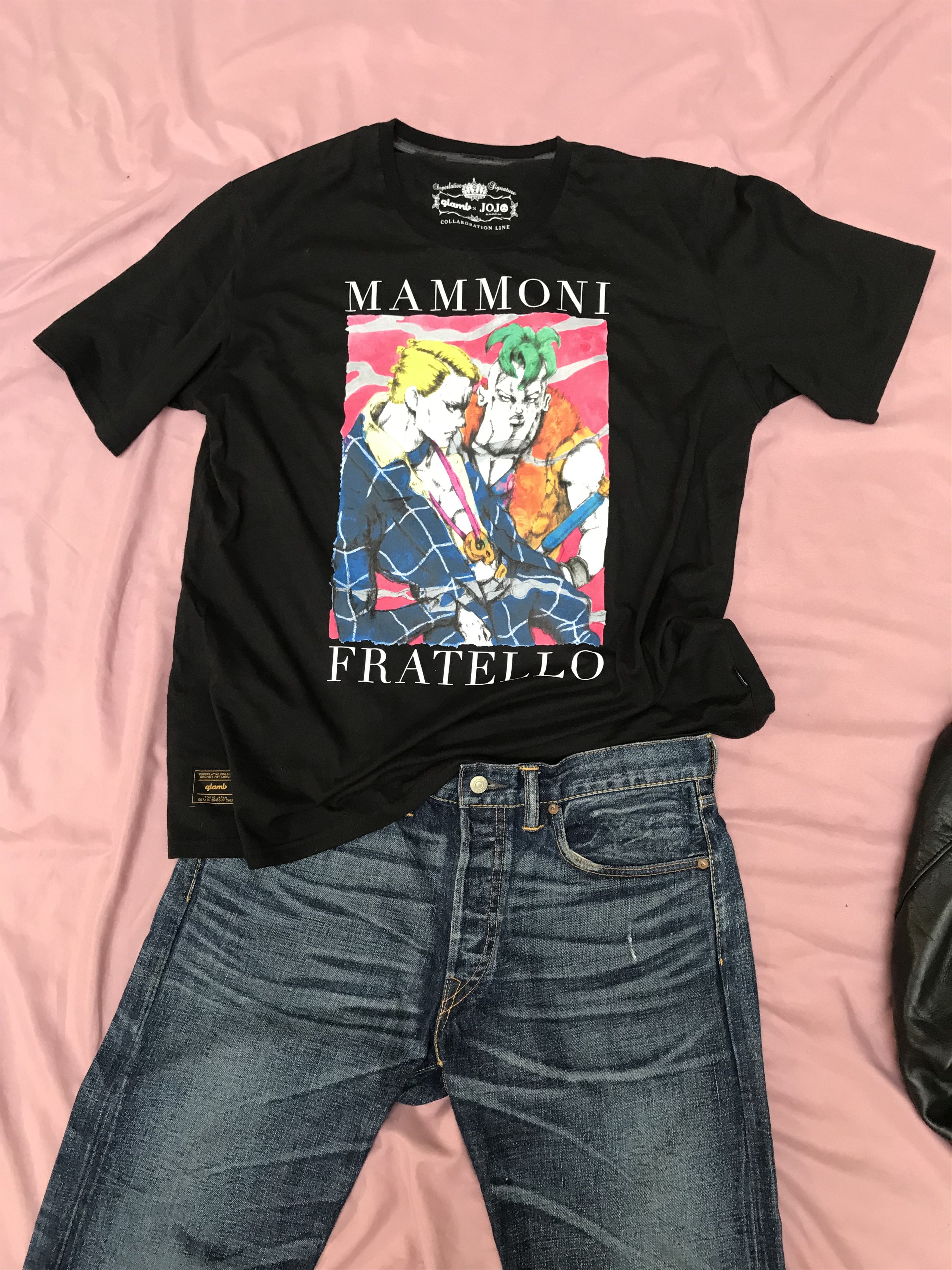 Other GLAMB x JOJO BIZARRE ADVENTURE MAMMONI FRATELLO TSHIRT Size US XL / EU 56 / 4 - 10 Thumbnail