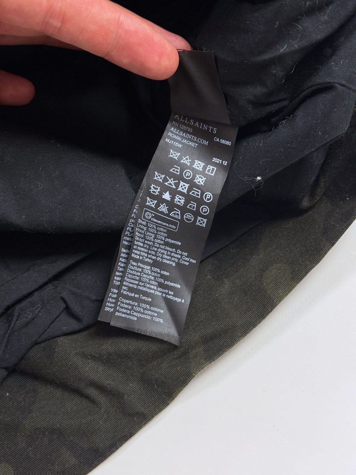 Allsaints AllSaints Ronin Camouflage Heavy Cotton Jacket Size US M / EU 48-50 / 2 - 17 Thumbnail