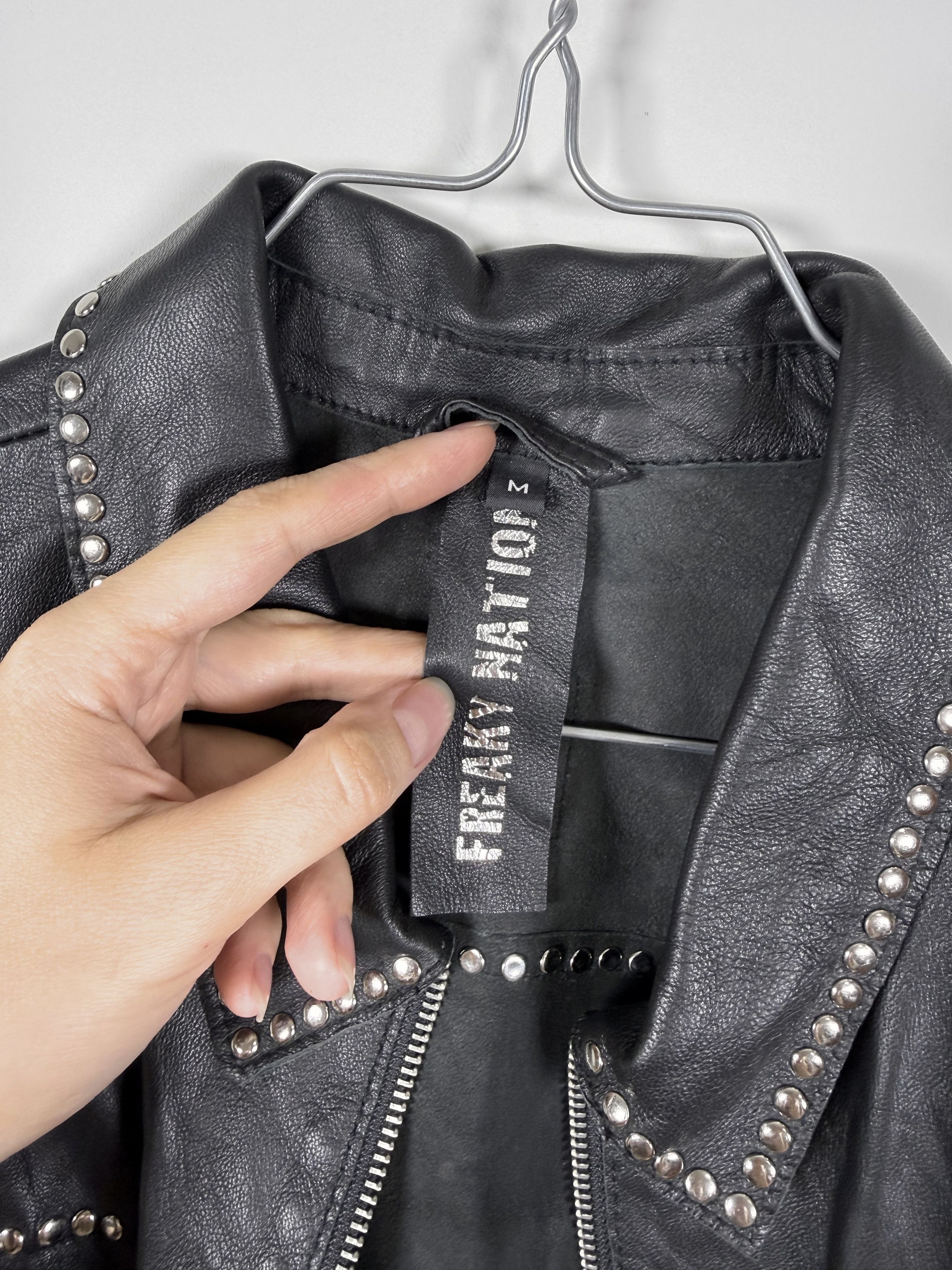 Other Women's Freaky Nation Studded Leather Vest Sleeveless (M) Size M / US 6-8 / IT 42-44 - 7 Thumbnail