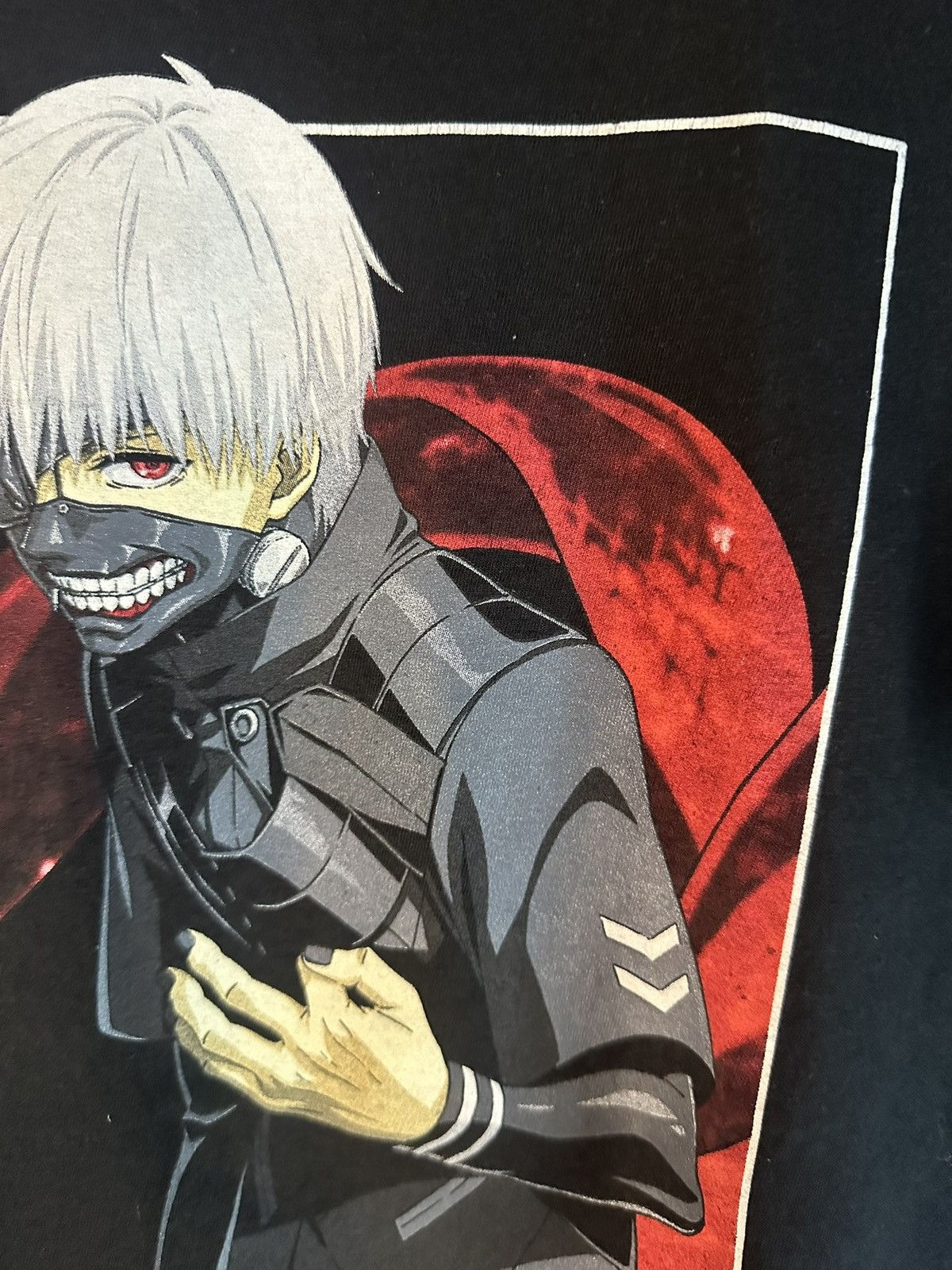 Anime Rare Y2K Anime/Manga Tokyo Ghoul Kaneki Tshirt Size US M / EU 48-50 / 2 - 3 Thumbnail