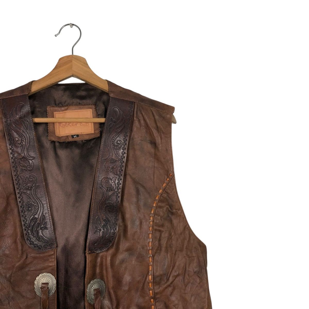 Japanese Brand 🔥VINTAGE KOBLER JACKET GENUINE LEATHER COWBOY ISSEY MOYAKE Size US M / EU 48-50 / 2 - 8 Thumbnail