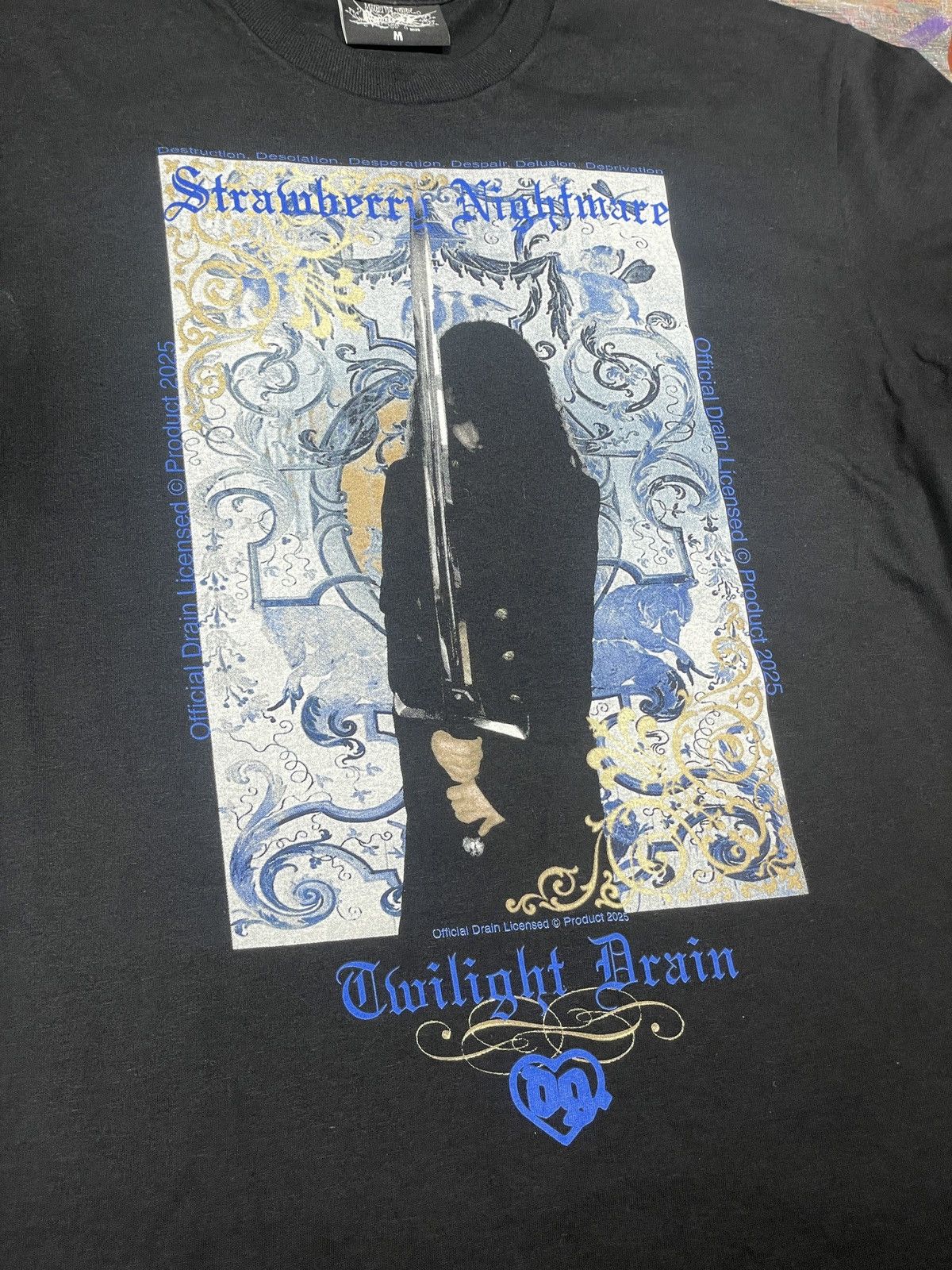 Drain Gang Bladee martyr tour T shirt Twilight Drain Size US M / EU 48-50 / 2 - 1 Thumbnail