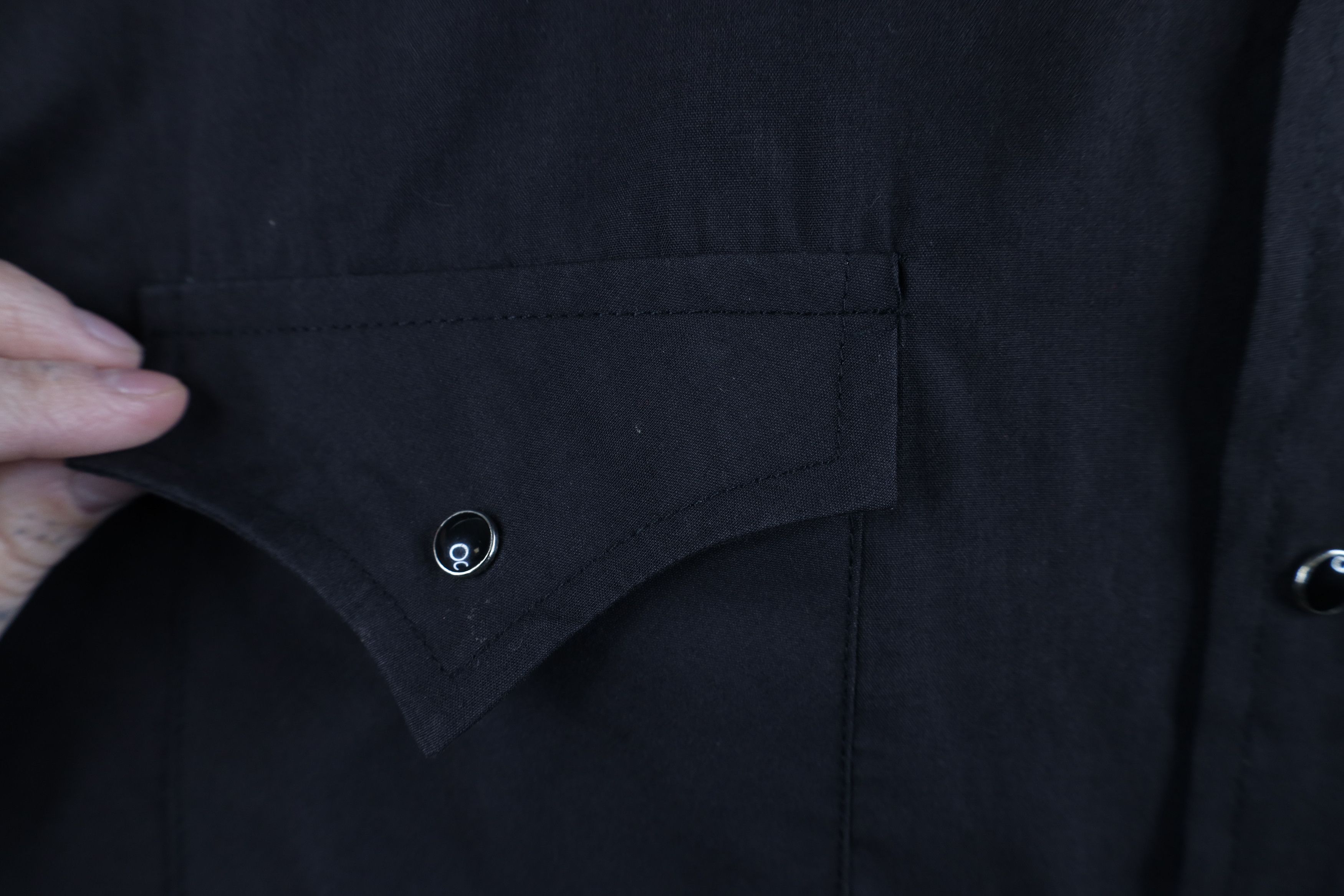 Vintage Vintage 90s Streetwear Rodeo Cowboy Button Shirt Black Size US L / EU 52-54 / 3 - 8 Thumbnail