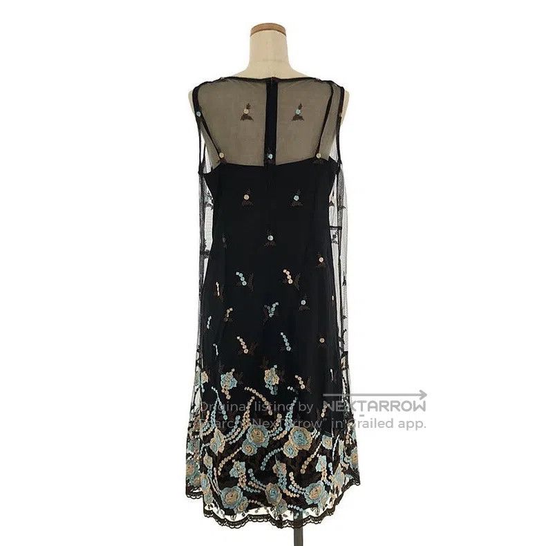 Comme des Garcons Comme Des Garcons Floral embroidery sheer two-piece dress Size L / US 10 / IT 46 - 3 Thumbnail